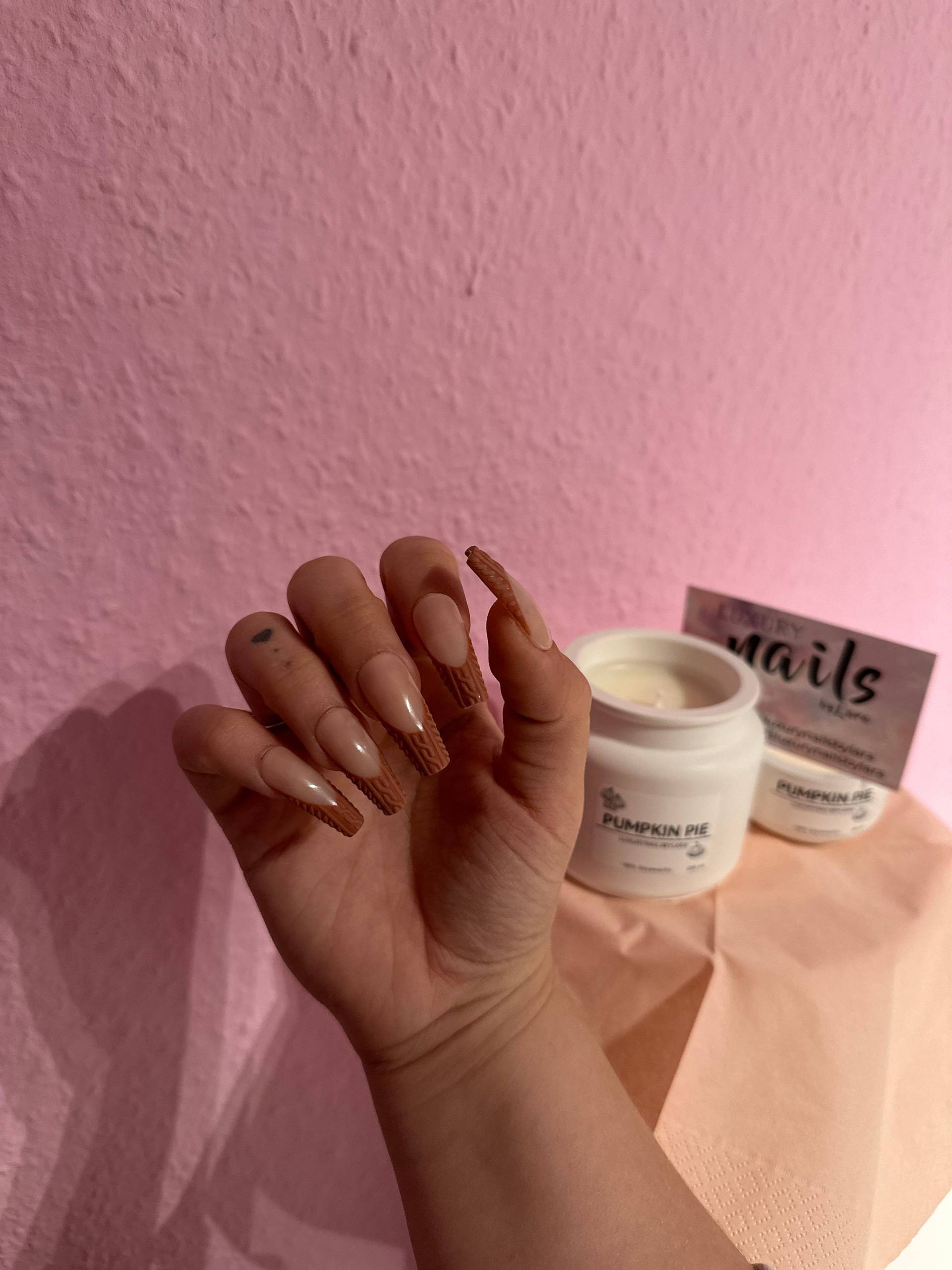 Press On Nails | Cosy Winter 10 Stück Press On Nails | Cosy Winter 10 Stück von Etsy - luxurynailsbylara