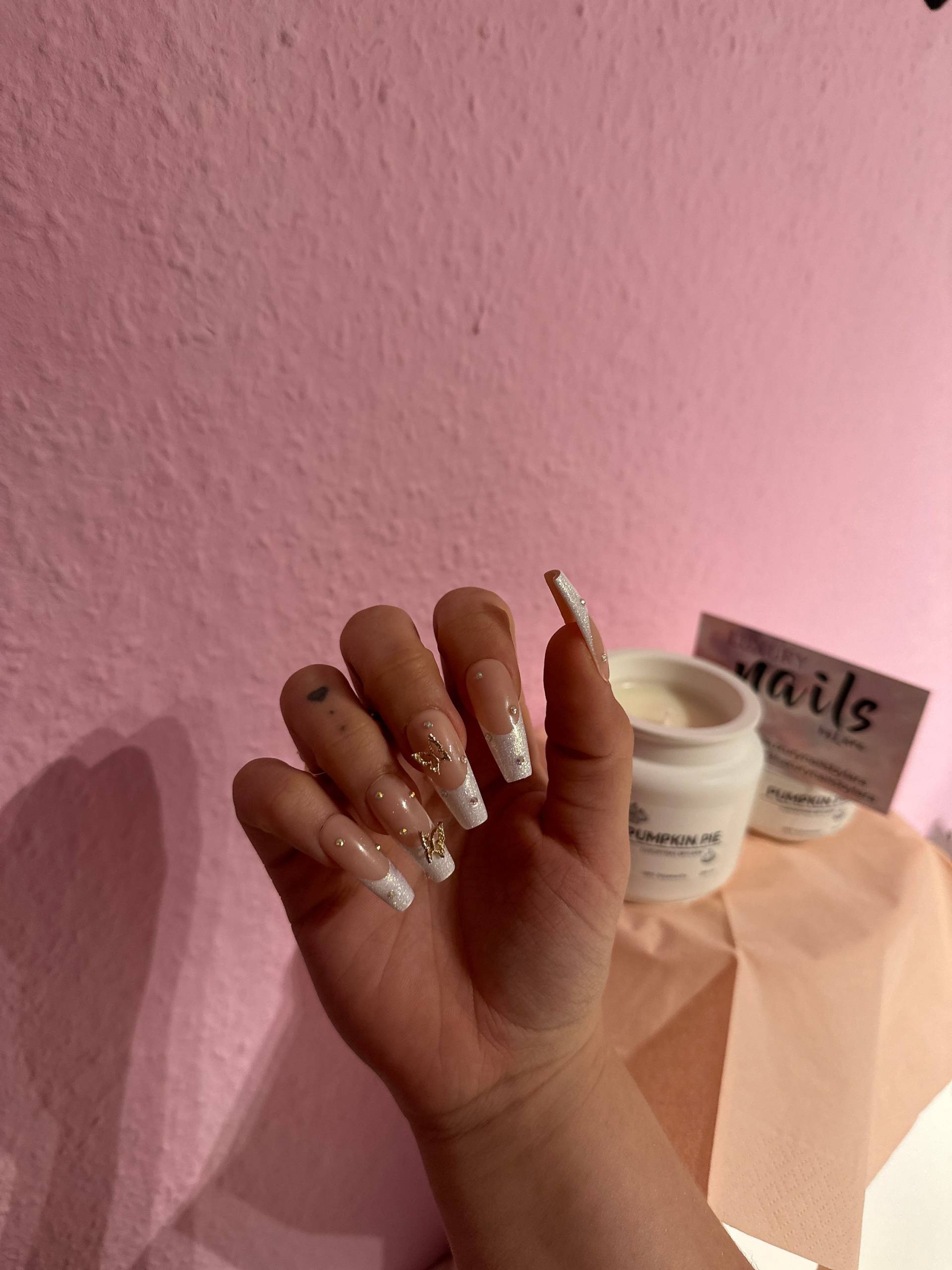 Press On Nails | Shiny Butterfly 10 Stück Press On Nails | Shiny Butterfly 10 Stück von Etsy - luxurynailsbylara