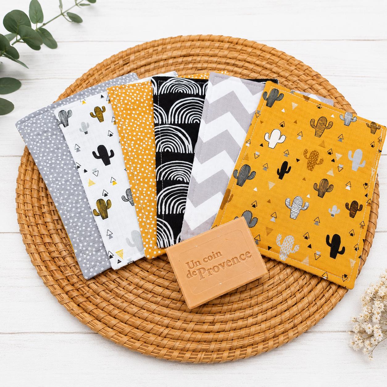 6Er Set Handgemachte Waschlappen Für Baby Und Kinder - Baumwolle, Waffelstoff Wiederverwendbares Pflege Mit Süßen Kaktusmotiv 6Er Set Handgemachte Waschlappen Für Baby Und Kinder - Baumwolle, Waffelstoff Wiederverwendbares Pflege Mit Süßen Kaktusmotiv von Etsy - madebyJarka