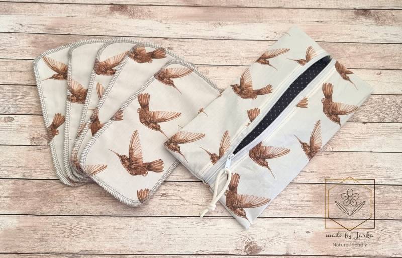 Waschbare Feuchttücher + Nastasche, Waschlappen, Babytücher, Bidet Tücher, Toilettentücher, Waschbar, Wiederverwendbar, Geschenk, Hygiene von Etsy - madebyJarka
