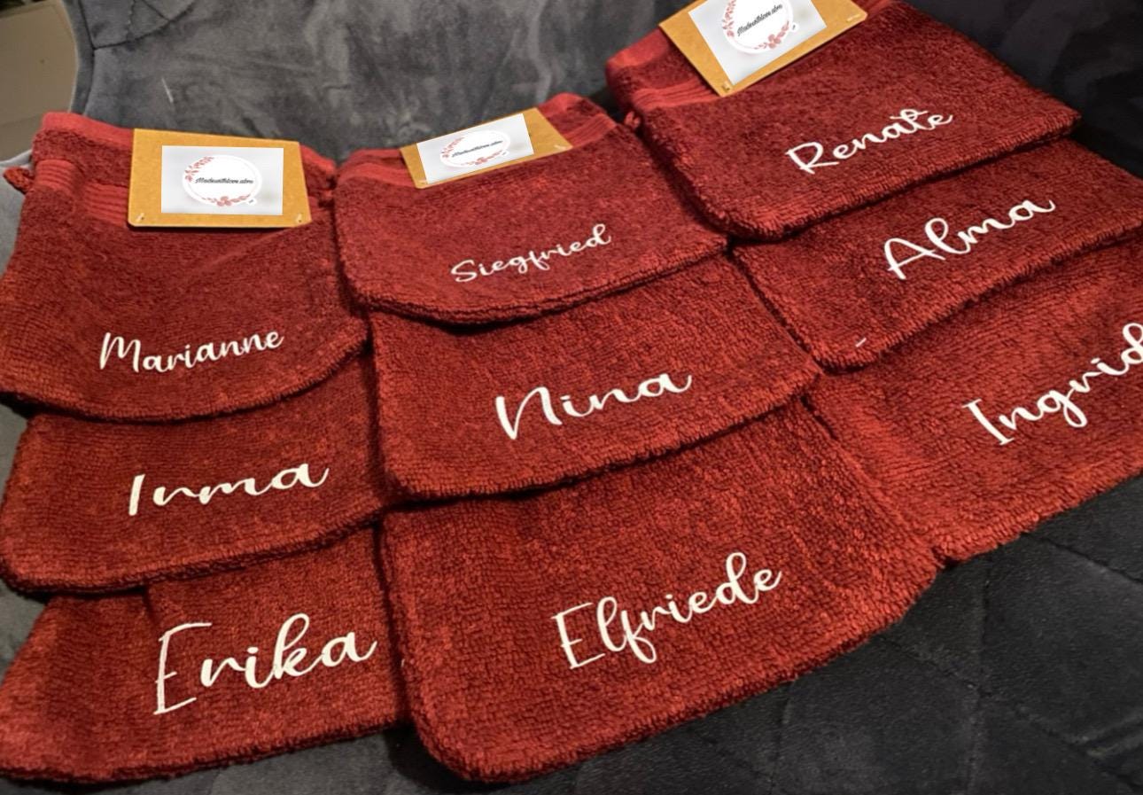 Personalisierter Waschhandschuh von Etsy - madewithloveabm