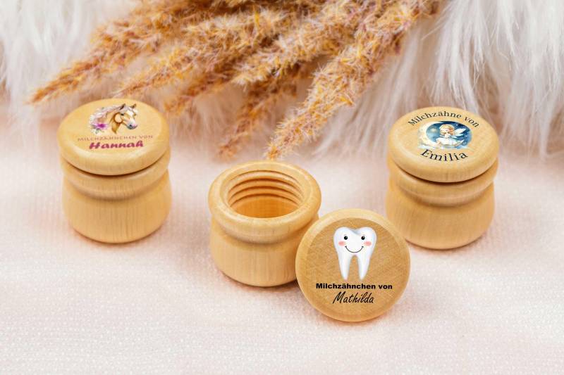 Milchzahndose Mit Namen Personalisiert Zahndose Personalisierte Eischulungsgeschenk Junge Mädchen von Etsy - madewithlovebymadita
