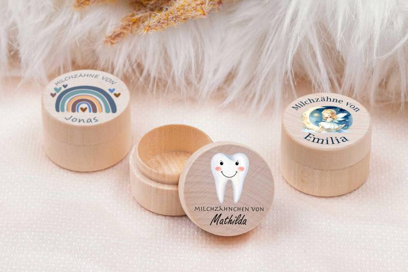 Milchzahndose Mit Namen Personalisiert Zahndose Personalisierte Eischulungsgeschenk Junge Mädchen von Etsy - madewithlovebymadita