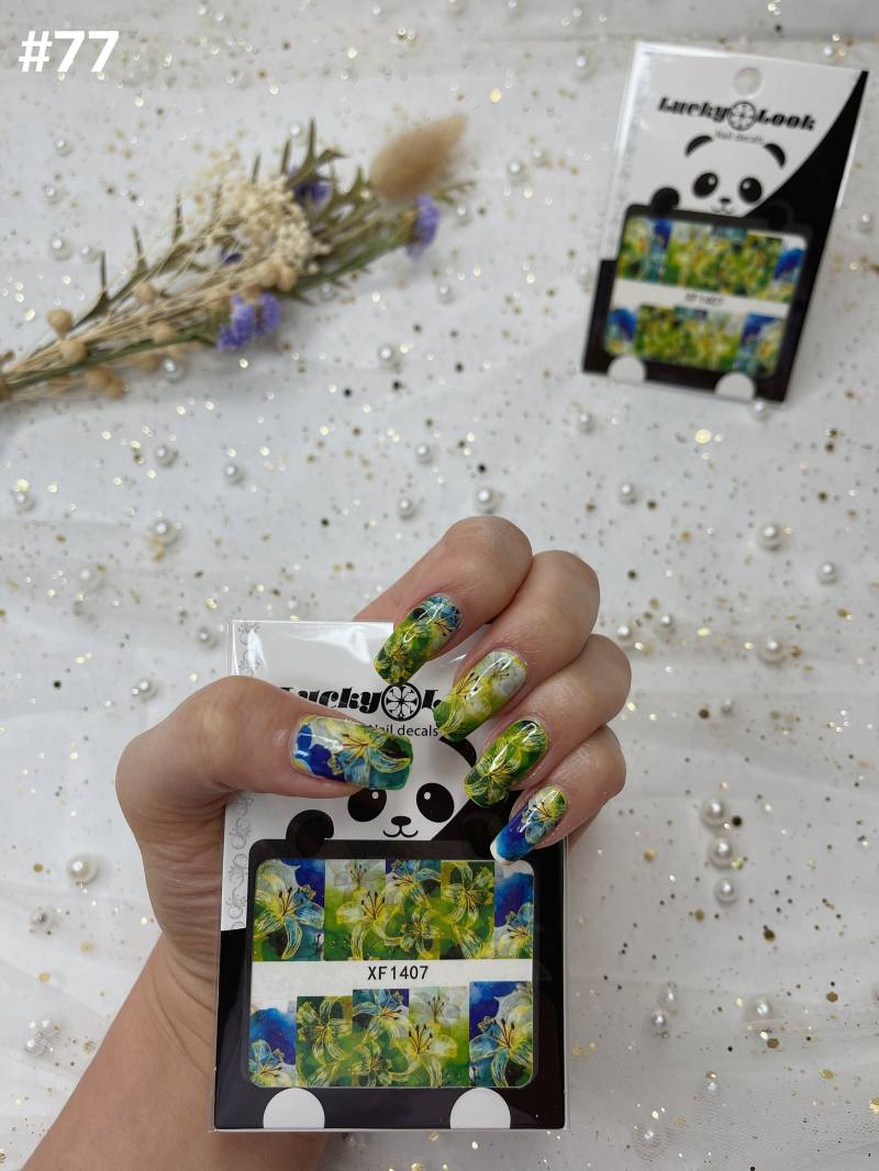Wassertransfer Nagelsticker von Etsy - malibluejewelry