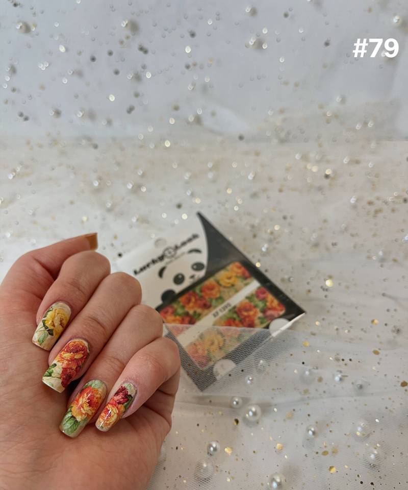 Wassertransfer Nagelsticker von Etsy - malibluejewelry