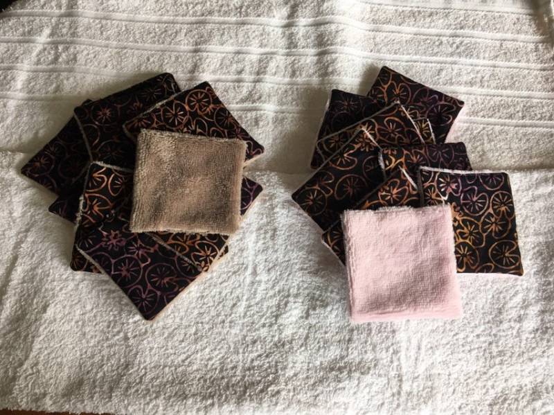 Waschbare Tücher, Babytücher Aus Baumwolle, Batikdruck Und Bambusschwamm von Etsy - mamsofyecolo