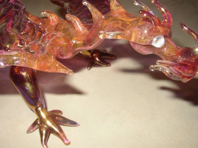 Funktionales Kunstglas - Drache Skulptur One Hitter von Etsy - mandingojunction