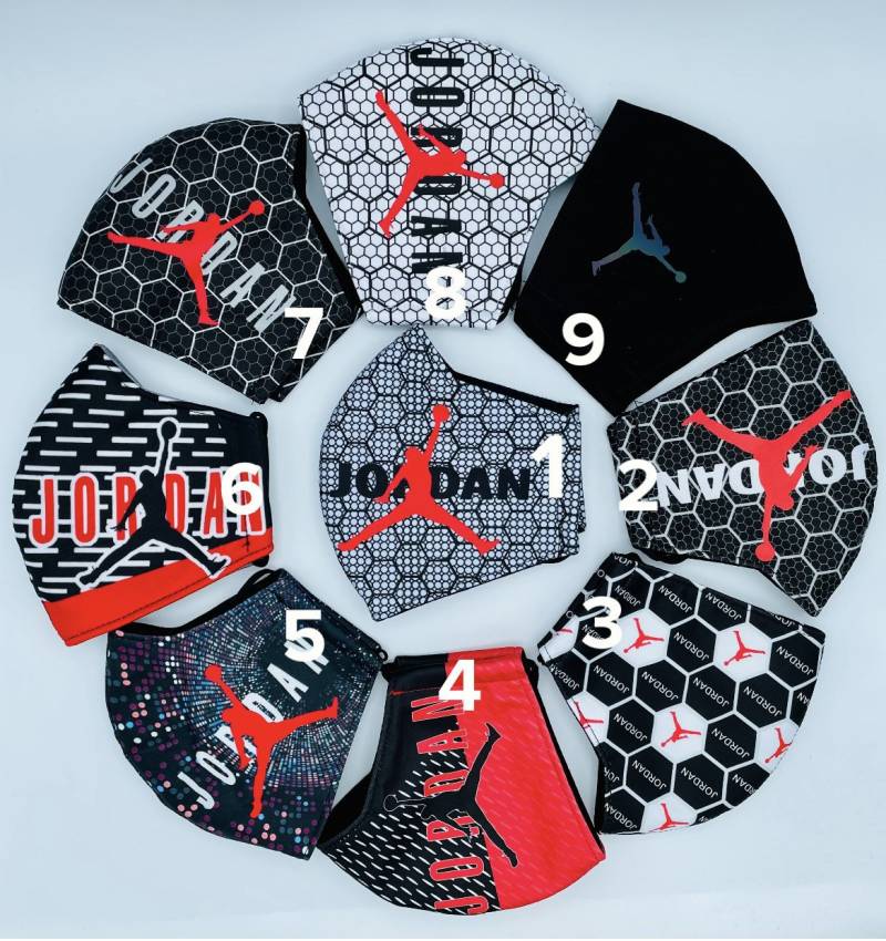 Basketball Gesichtsmasken Jumpman, Hochwertige Gesichtsmaske, Sportgesichtsmaske, Mode Erwachsenengesichtsmaske von Etsy - maskzitupshop