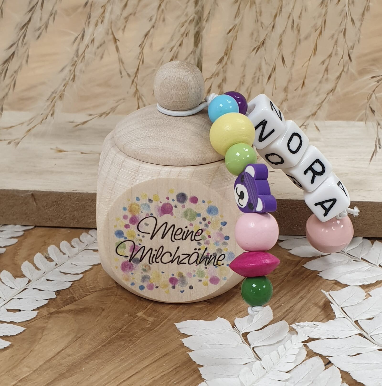 Zahndose Aus Holz Konfetti - Personlaisiert Zur Aufbewahrung Der Milchzähne Zahndose Aus Holz Konfetti - Personlaisiert Zur Aufbewahrung Der Milchzähne von Etsy - meinkerzenshop