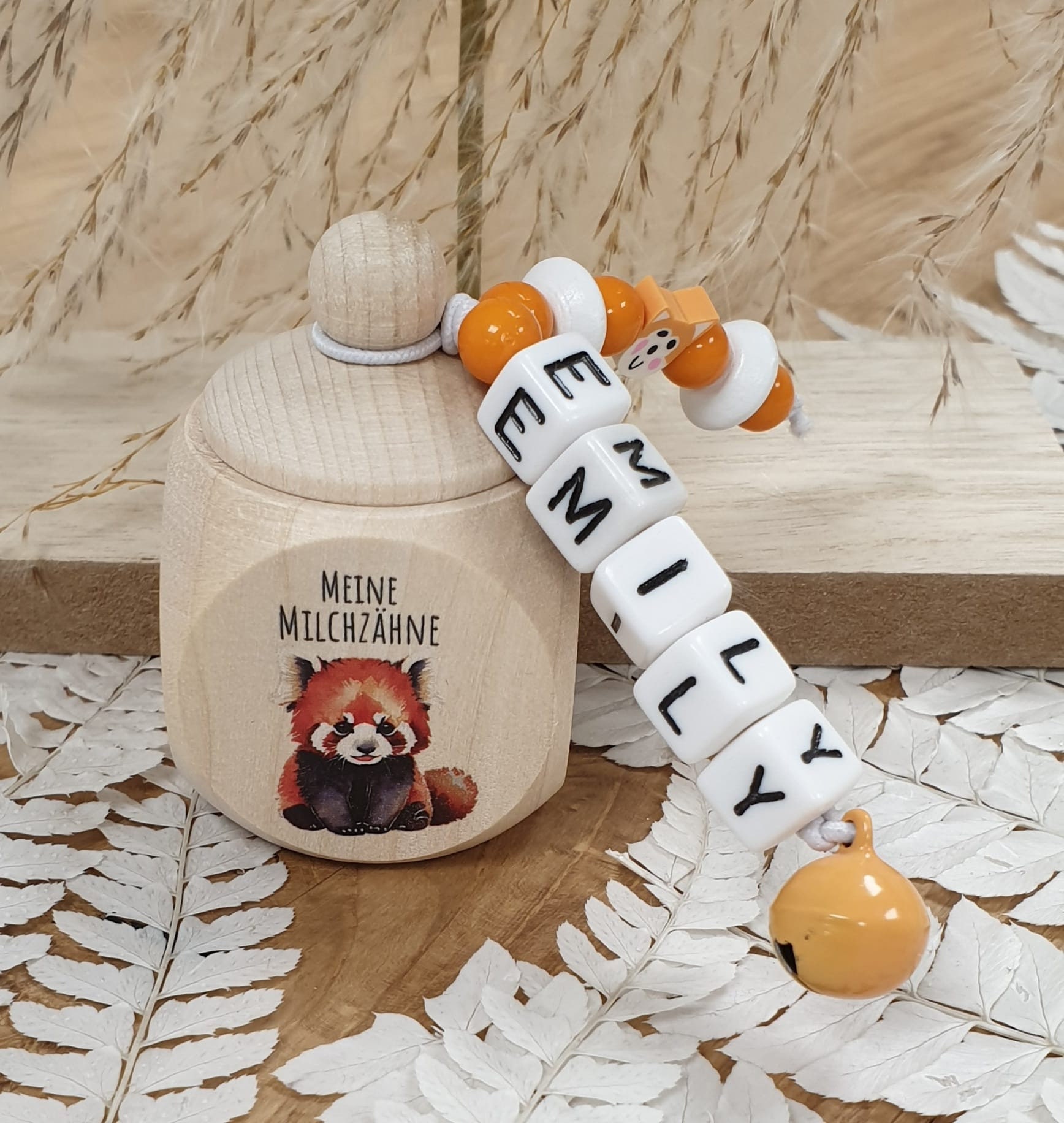 Zahndose Aus Holz Roter Panda - Personalisiert Zur Aufbewahrung Der Milchzähne Zahndose Aus Holz Roter Panda - Personalisiert Zur Aufbewahrung Der Milchzähne von Etsy - meinkerzenshop