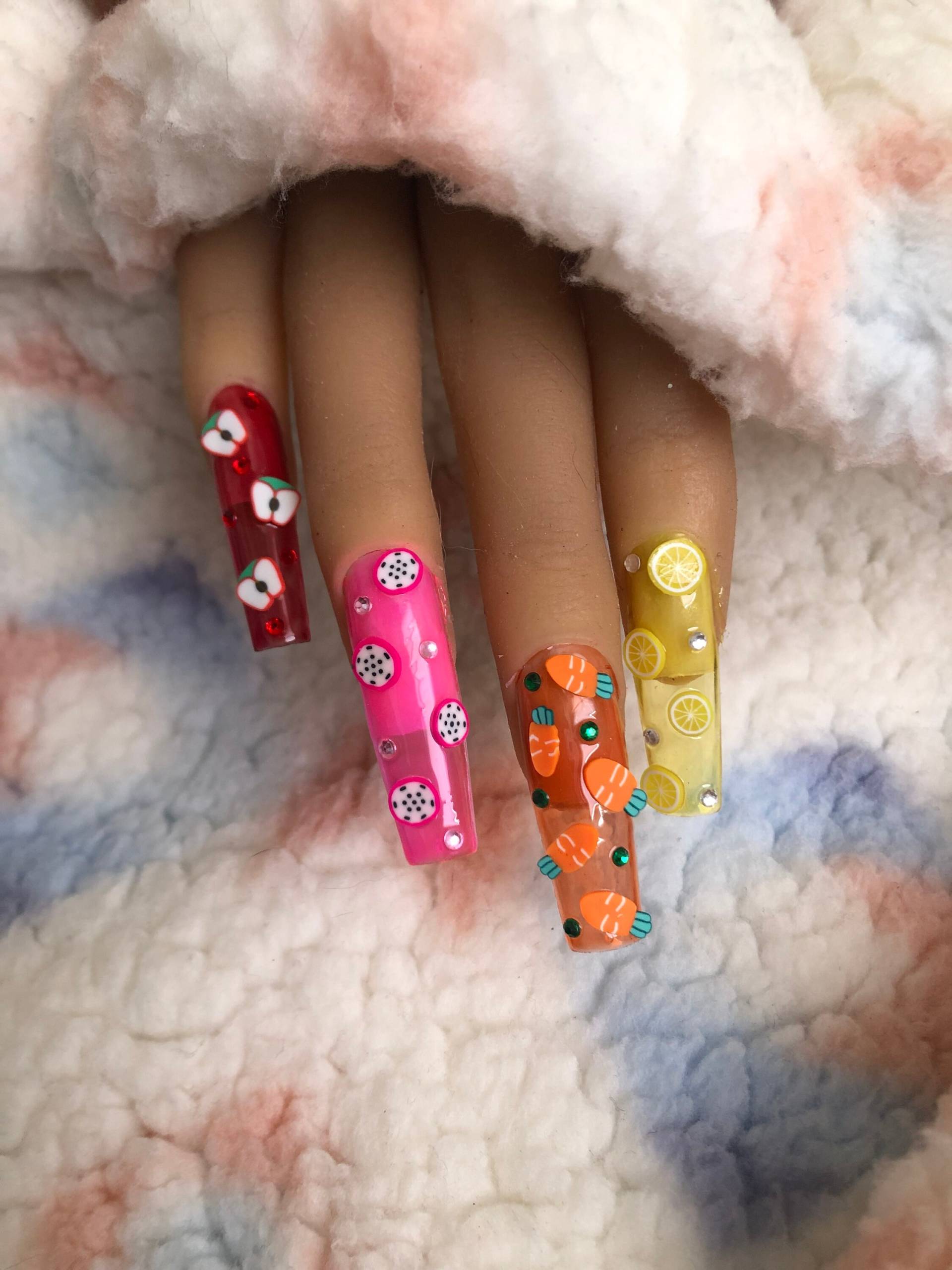 Fruit Jelly Press Ons Fruit Jelly Press Ons von Etsy - meldasnails