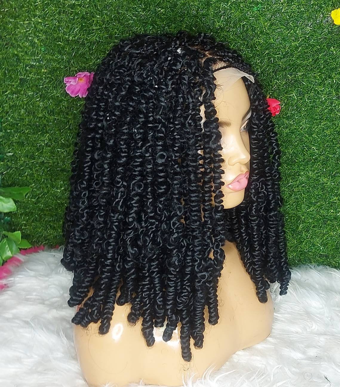 Passiontwist Perücke Volle Spitze Vorne Faux Schlösser Cornrow Göttin Sperrt Geflochtene Perücken Für Schwarze Frauen Kostenloser Versand von Etsy - merithairs