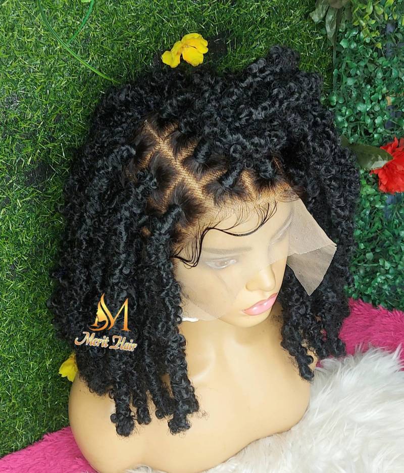 Schmetterling Lox Perücke, Dreadlocks Perücke Göttin Dreads Weiche Geflochtene Faux Locs Cornrow Leidenschaft Twists von Etsy - merithairs