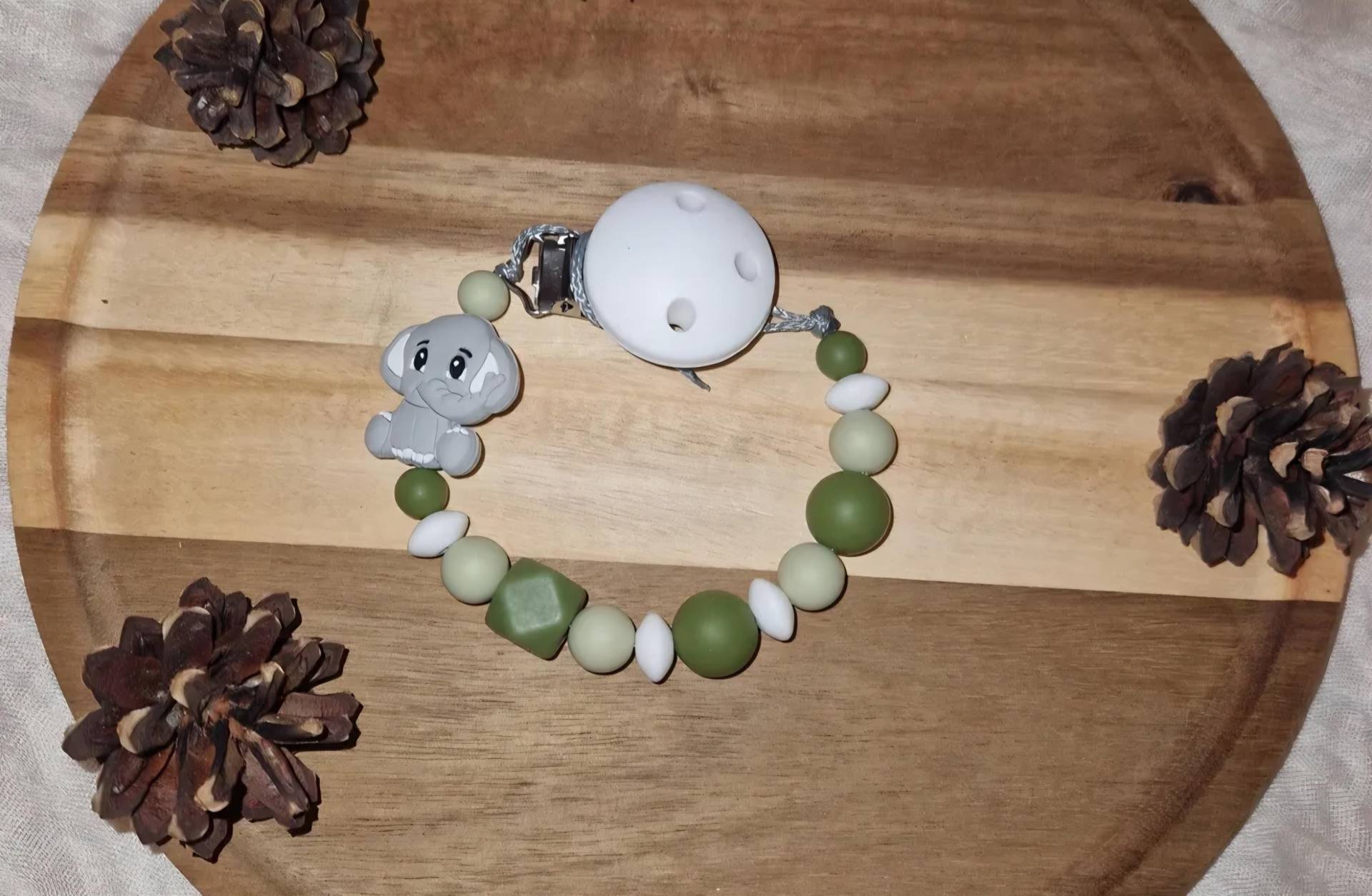 Schnullerkette Elefant Schnullerkette Elefant von Etsy - michaelashomemade