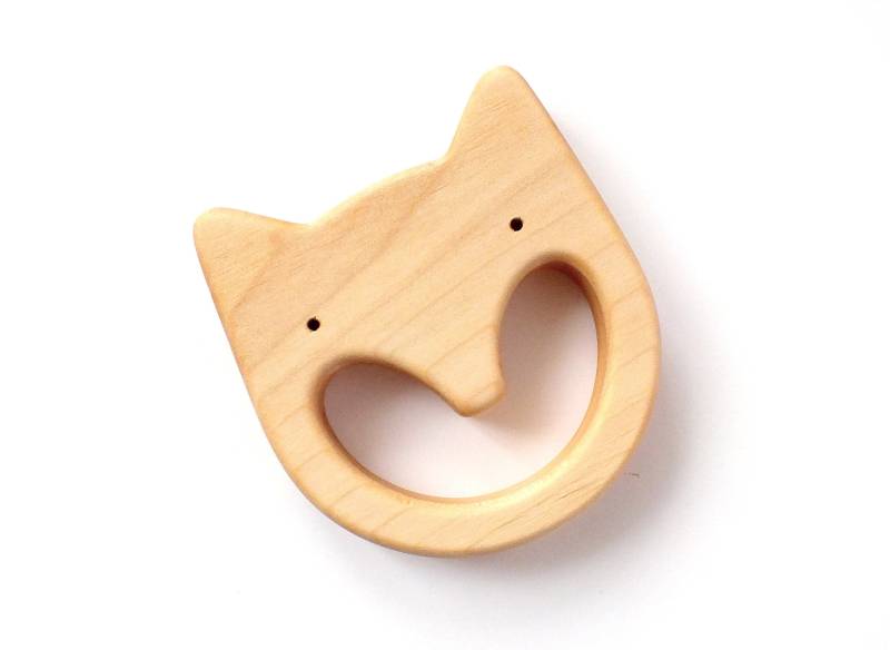 Bio Holz Greifling Für Babys - Fuchs Personalisiertes Baby Spielzeug von Etsy - mielasiela