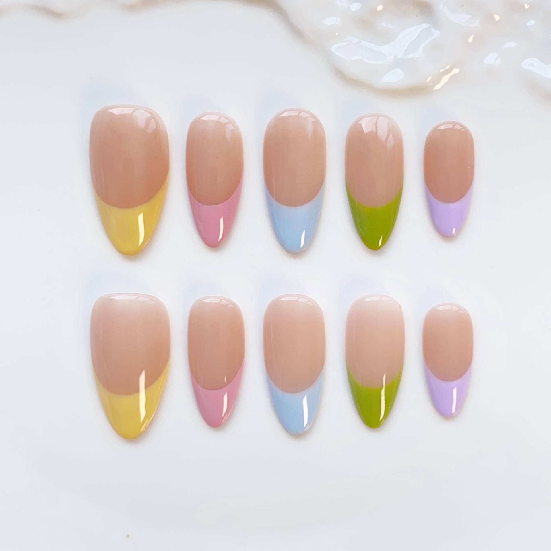 Bunte Nägel/Regenbogen Nägel/Süße Nägel/Gelbe Nägel/Lila Nägel/Blaue Nägel/Grüne Nägel/Sommer Nägel/Holiday Nägel Bunte Nägel/Regenbogen Nägel/Süße Nägel/Gelbe Nägel/Lila Nägel/Blaue Nägel/Grüne Nägel/Sommer Nägel/Holiday Nägel von Etsy - milhyus