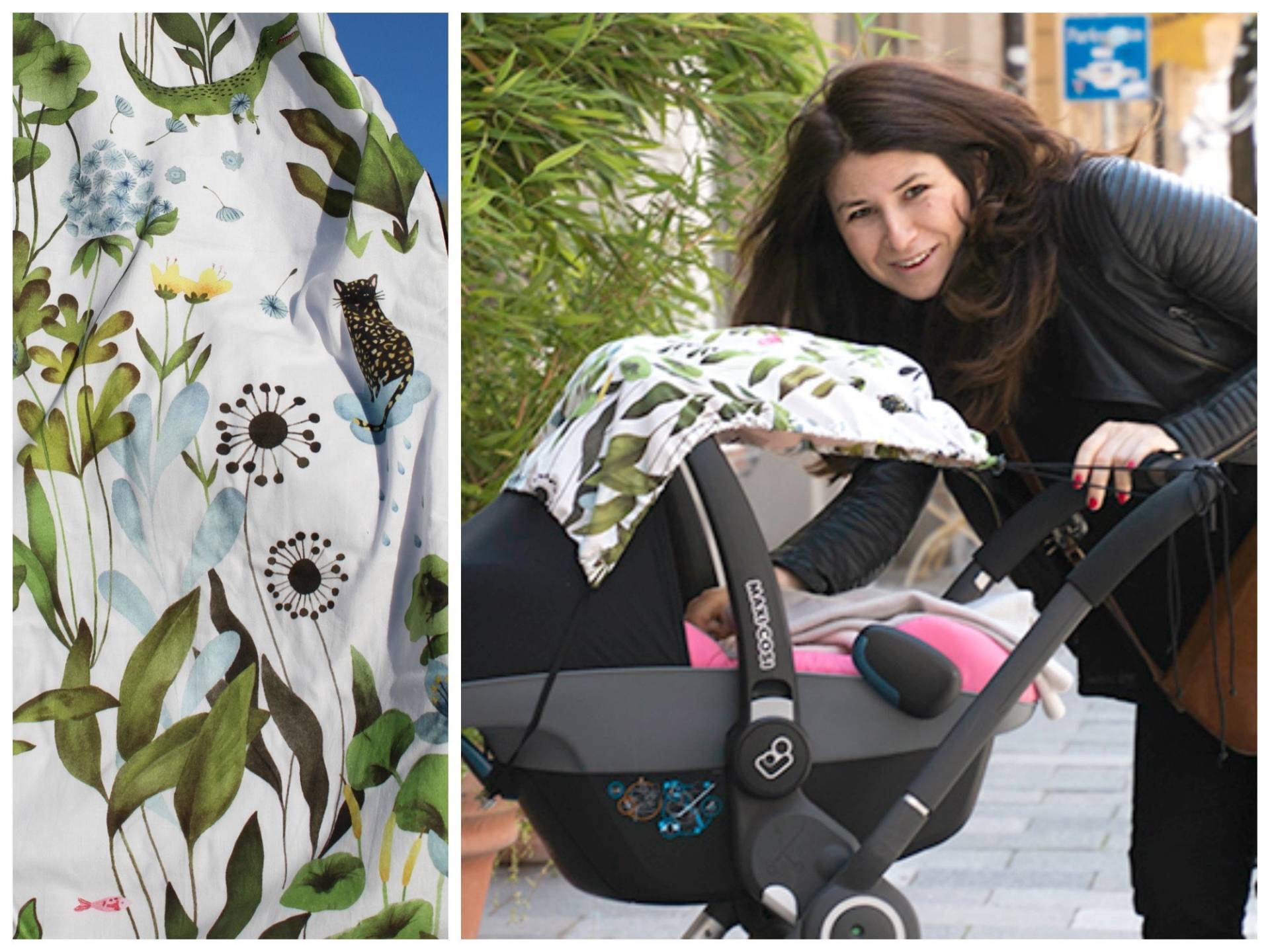 Sonnensegel Magic Garden Mit Uv Schutz 80 von Etsy - millemarilleSTUDIO