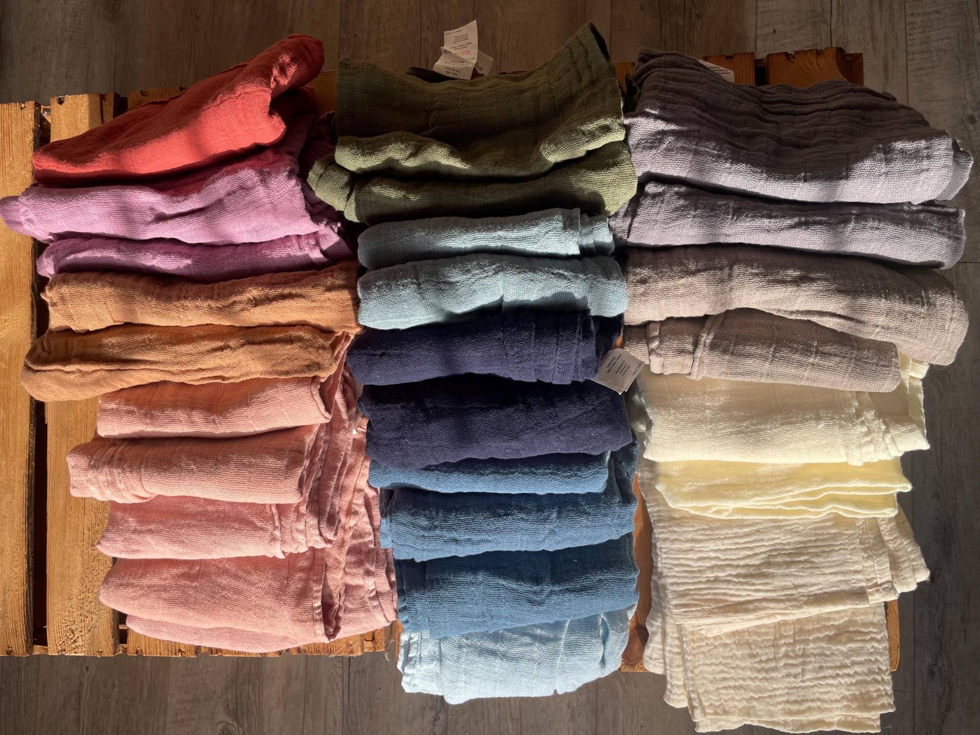 Großes Paket 18 X Musselin Tücher Organic Baumwolle Babytücher Wickeltücher Stilltücher Halstücher Zum Weiterverarbeiten von Etsy - miniberliner