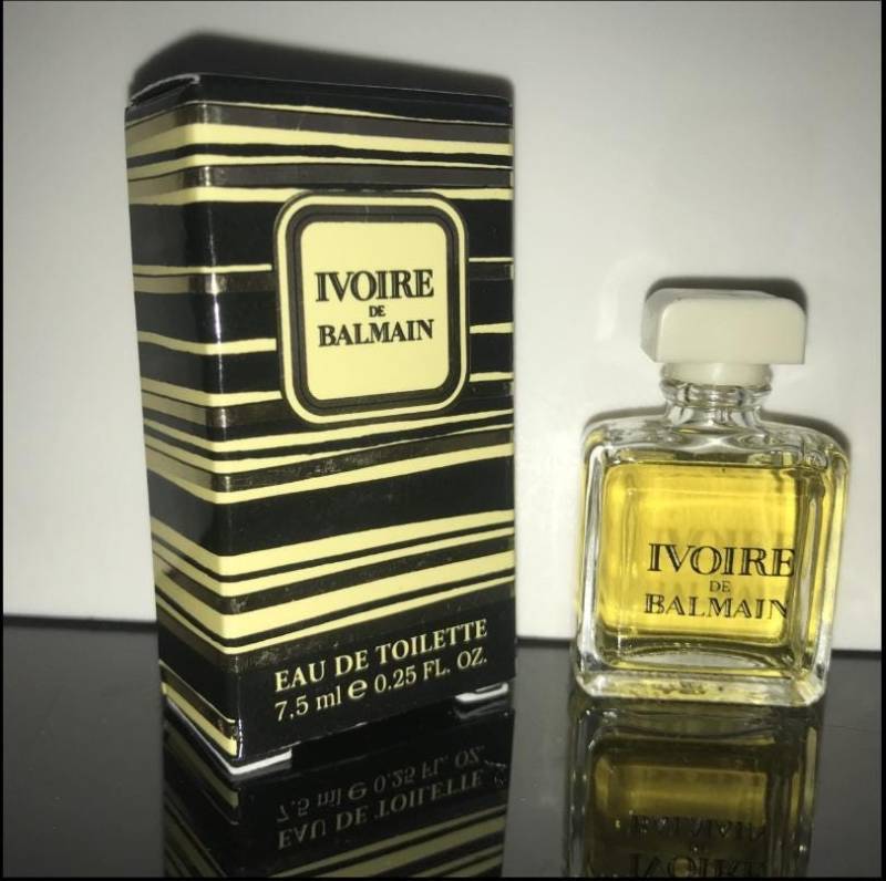 Balmain Ivoire | 1980 Eau De Toilette 7, 5 Ml Mit Box von Etsy - miniperfumes