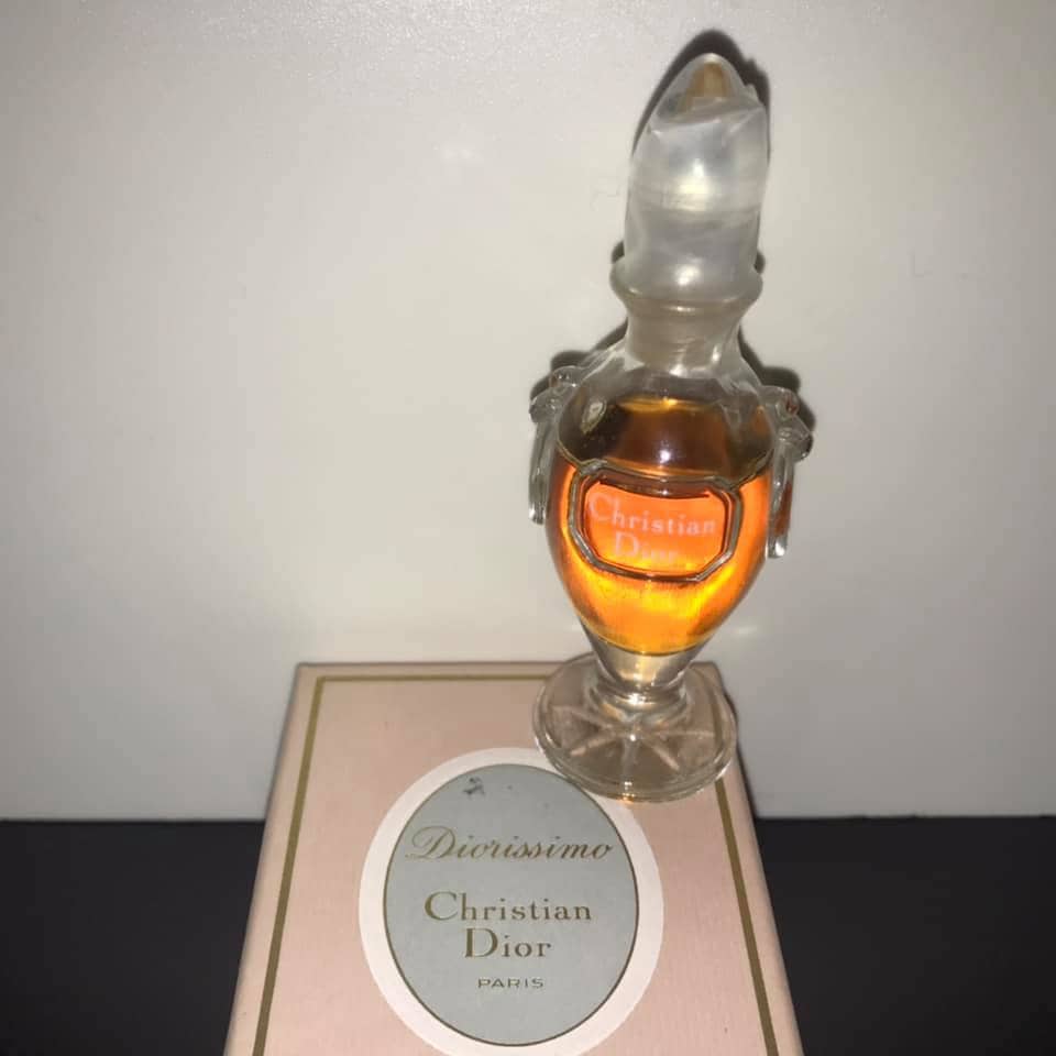 Christian Dior - Diorissimo Amphore Pures Parfum 7, 5 Ml Mit Box Vintage, Raritat von Etsy - miniperfumes