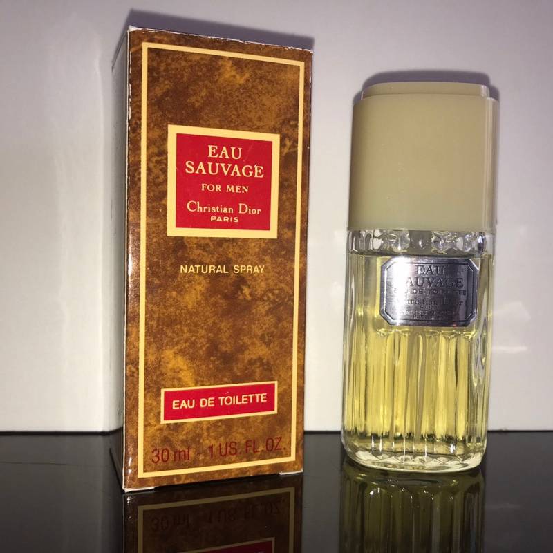 Christian Dior - Eau Sauvage De Toilette 50 Ml Zerstäuber . Box Jahr 1966 Rar Vintage von Etsy - miniperfumes