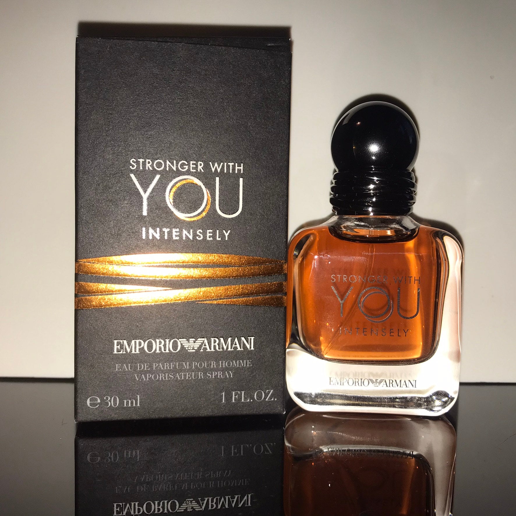 Giorgio Armani - Stronger With You Intensely Eau De Parfum Pour Homme 30 Ml Mit Box-Sehr Geeignet Als Geschenk Für Ihn Siehe Beschreibung von Etsy - miniperfumes