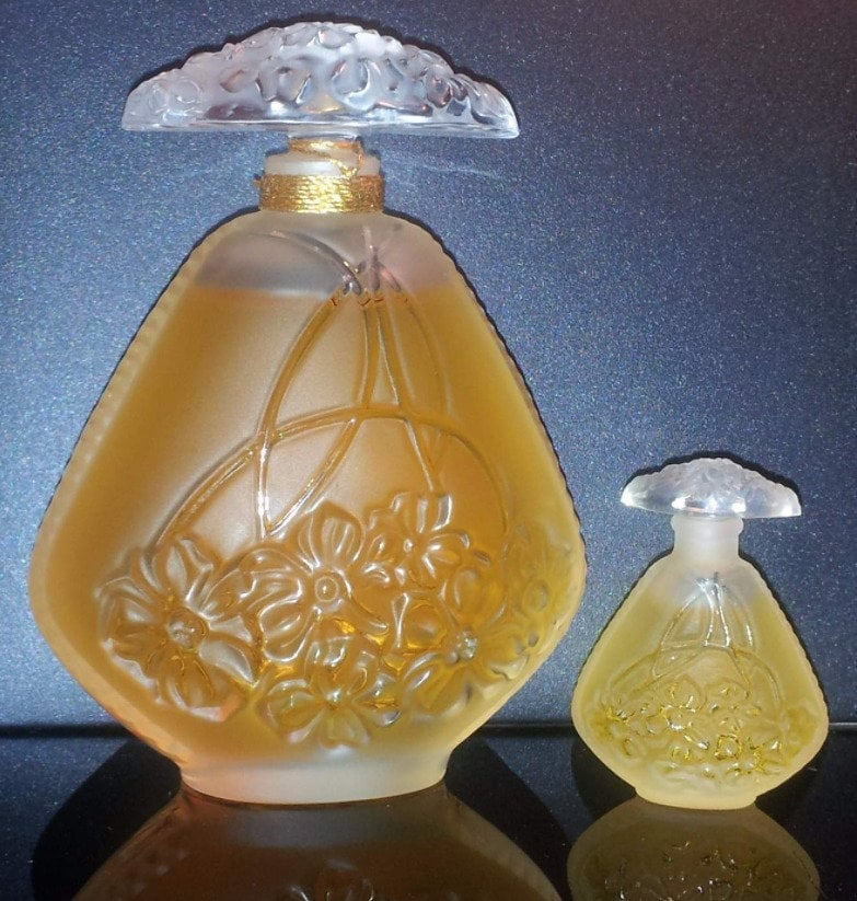Lalique - Cristal Collection | 1995 Jasmine 60 Ml + Extrait Mini 4, 5 2x Reines Parfüm Edition Limitée von Etsy - miniperfumes