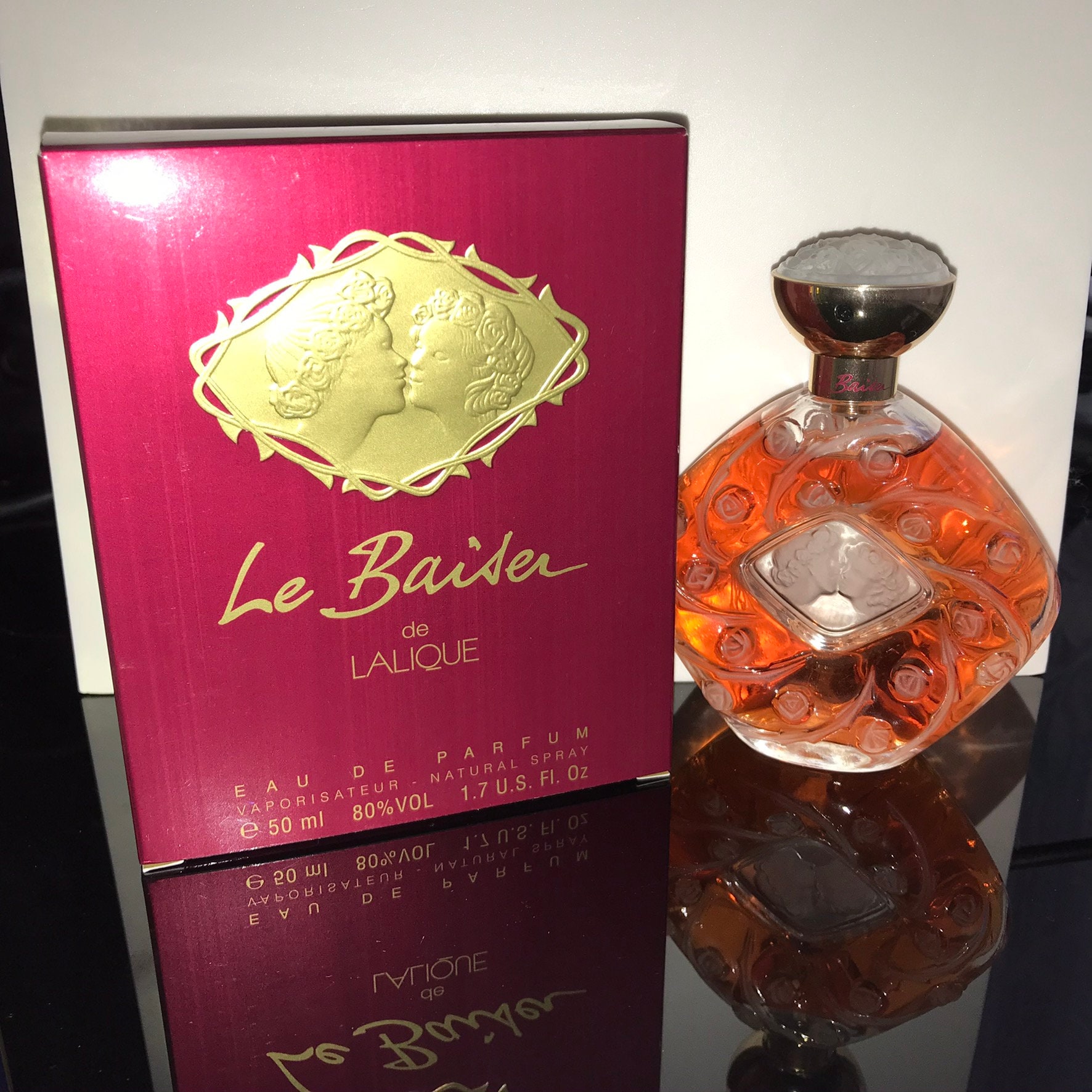 Lalique - Le Baiser Edp 50 Ml Mit Box Vintage Rarität Lalique - Le Baiser Edp 50 Ml Mit Box Vintage Rarität von Etsy - miniperfumes