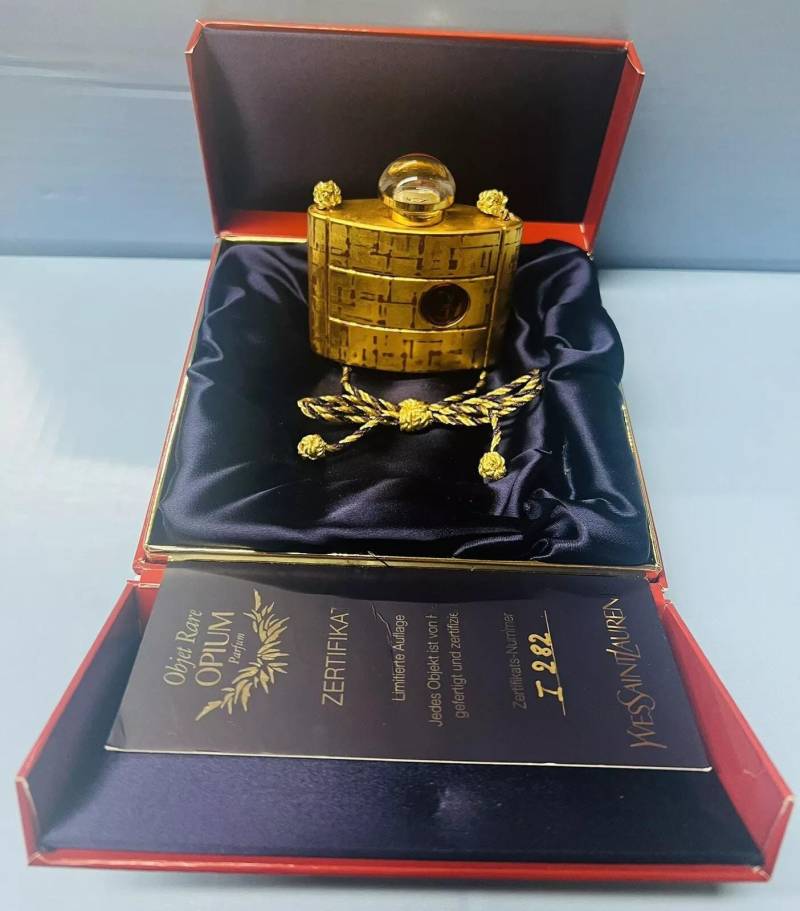 Opium Extrait 15 Ml Limited Edition 1992 Box + Zertifikat - Vintage, Rarität Aus Eigener Sammlung, Original, Seltenes Geschenk von Etsy - miniperfumes
