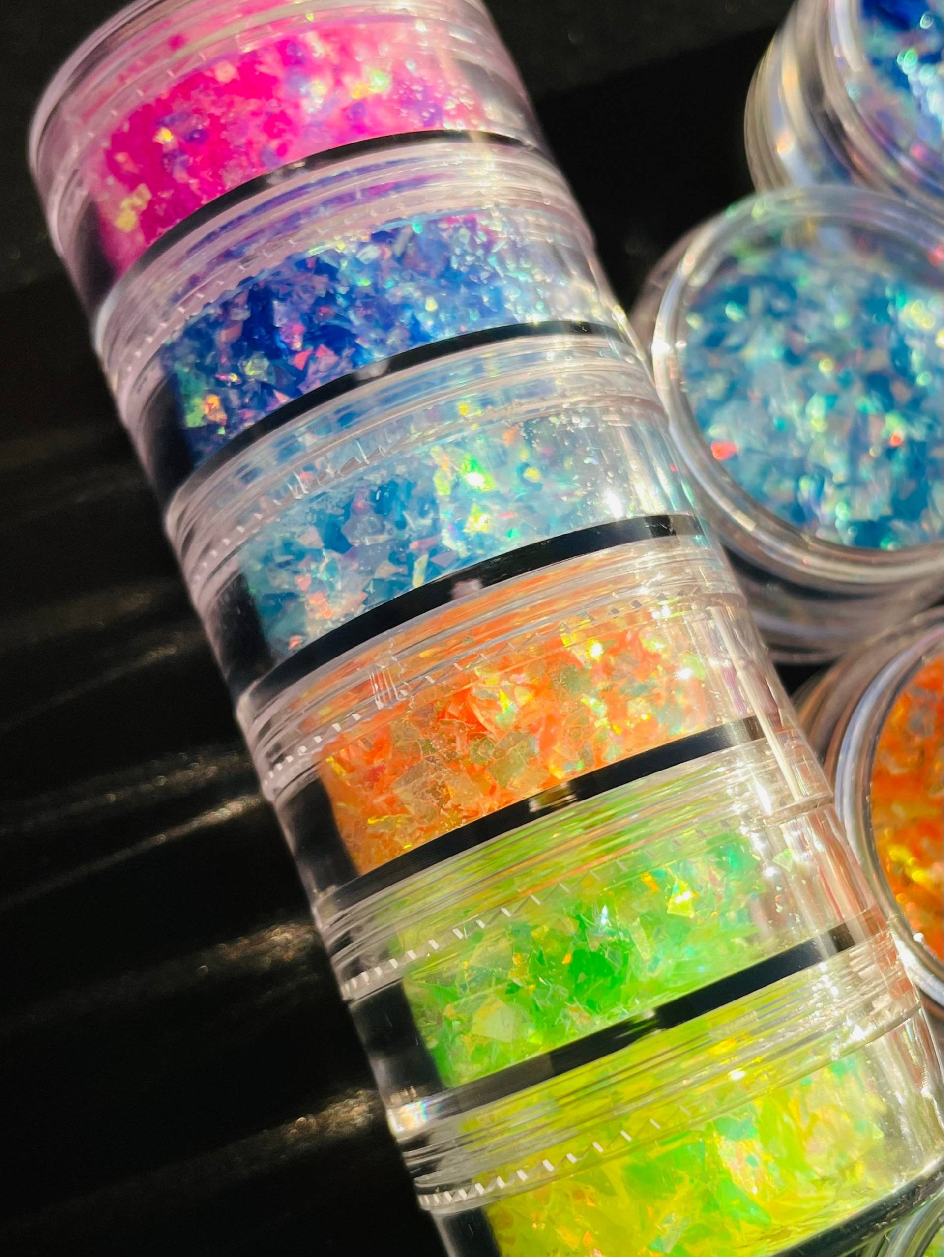Irisierender Regenbogen Effekt Glitzer Becher Glitter Flakes Nail Art Powder Dust Hot 5Grams Pink Irisierender Regenbogen Effekt Glitzer Becher Glitter Flakes Nail Art Powder Dust Hot 5Grams Pink von Etsy - miraclelooksllc