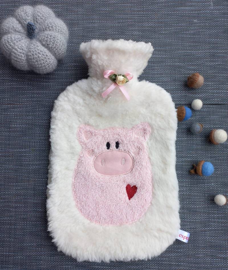 Glücksschweinchen Wärmflasche Glücksschweinchen Wärmflasche von Etsy - misssewingsnail