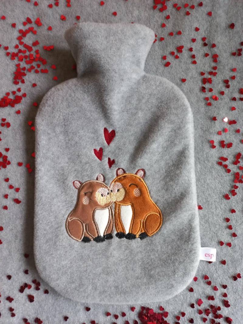 Wärmflasche, Inkl. Wärmflasche 2 L, Motiv Siehe Foto, Weihnachten, Geschenk, Bauchweh, Kinder von Etsy - misssewingsnail