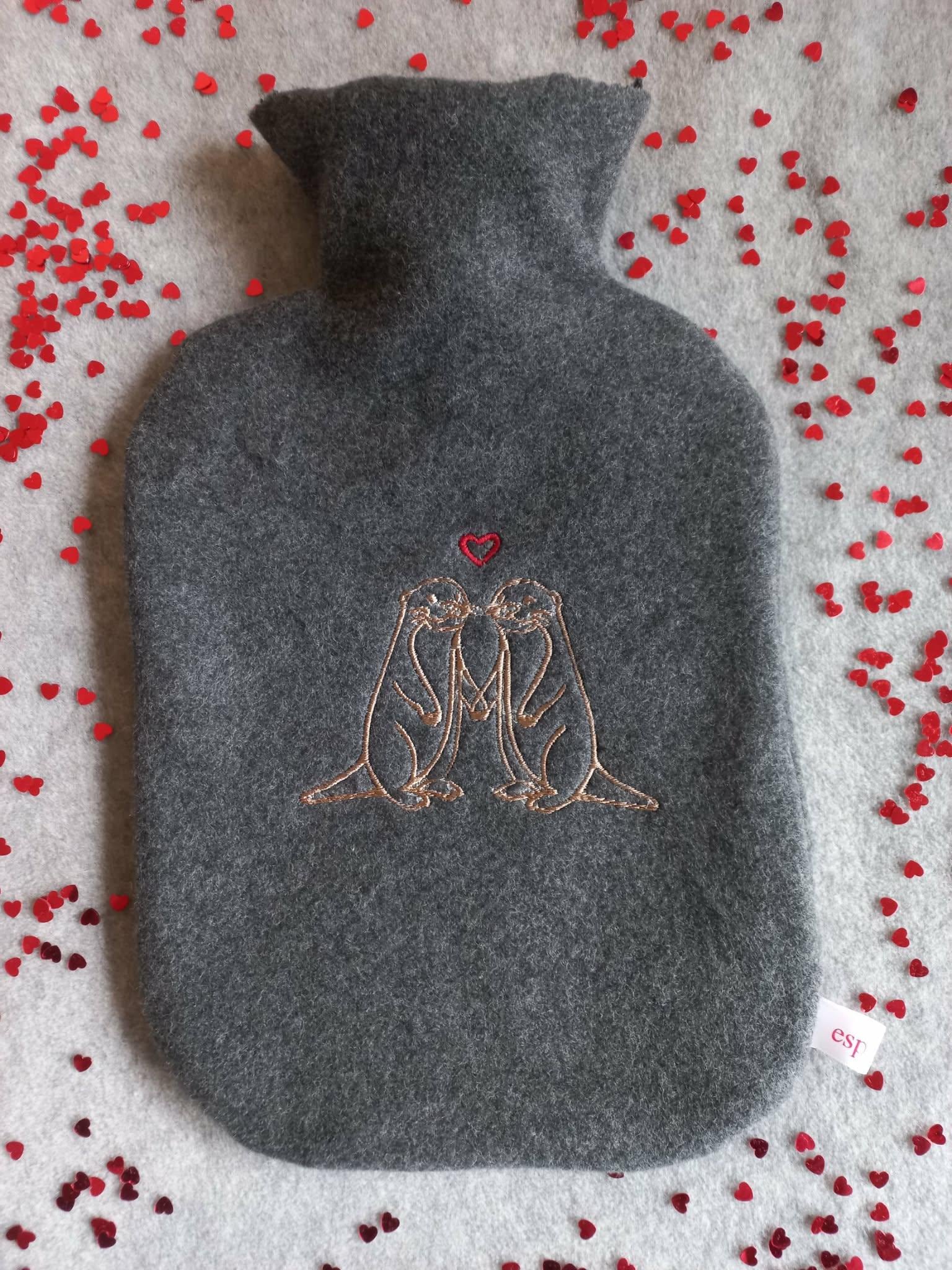 Wärmflasche, Inkl. Wärmflasche 2 L, Motiv Siehe Foto, Weihnachten, Geschenk, Bauchweh, Kinder von Etsy - misssewingsnail