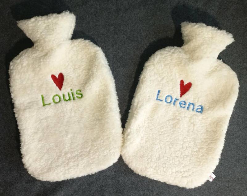 Wärmflasche, Inkl. Wärmflasche 2 L, Motiv Siehe Foto, Weihnachten, Geschenk, Bauchweh, Kinder von Etsy - misssewingsnail