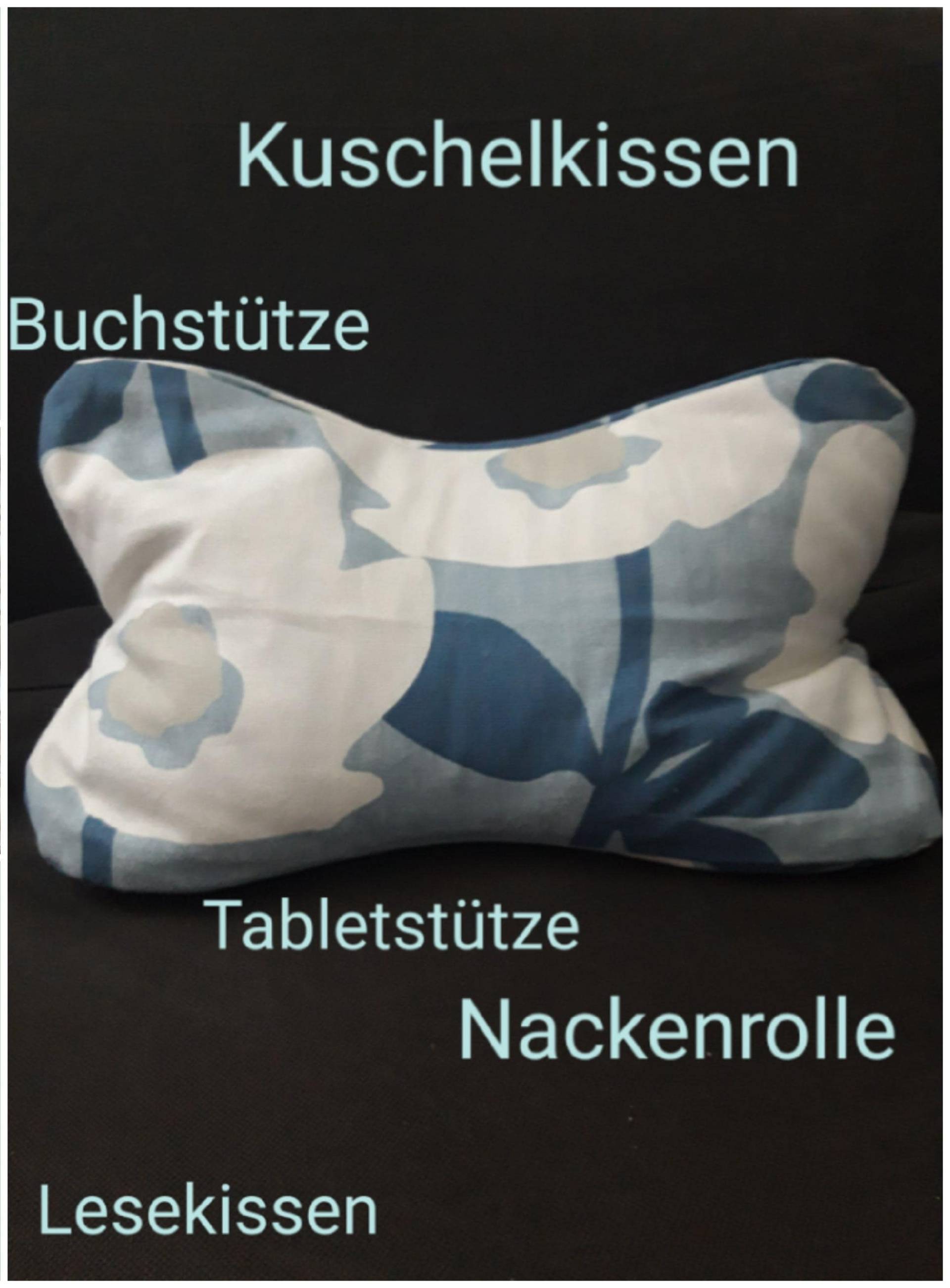 Leseknochen, 2-Teilig, Bio-Dinkelspelz-stützkissen + Baumwollbezug, Handarbeit, Gesundheitsfördernd, Entspannend, Anpassbar, Tolles Design von Etsy - momente27