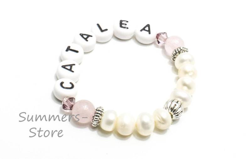 Personalisiertes Baby Geschenk, Rosenquarz, Mädchen, Taufe, Geburt, Armband Mit Namen Name Persönlich, Geschenke, Namensarmband Personalisiertes Baby Geschenk, Rosenquarz, Mädchen, Taufe, Geburt, Armband Mit Namen Name Persönlich, Geschenke, Namensarmband von Etsy - mommyandsummi
