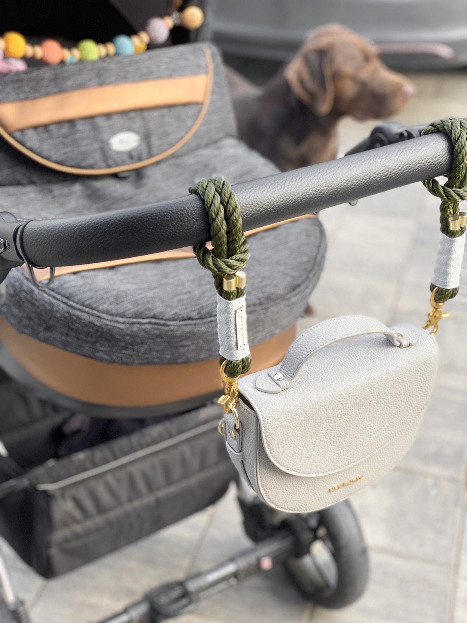 Taschenhalter Für Kinderwagen Mit Karabiner - Haken Wickeltasche Halterung Geschenk Zur Geburt Babyparty von Etsy - moonandneck