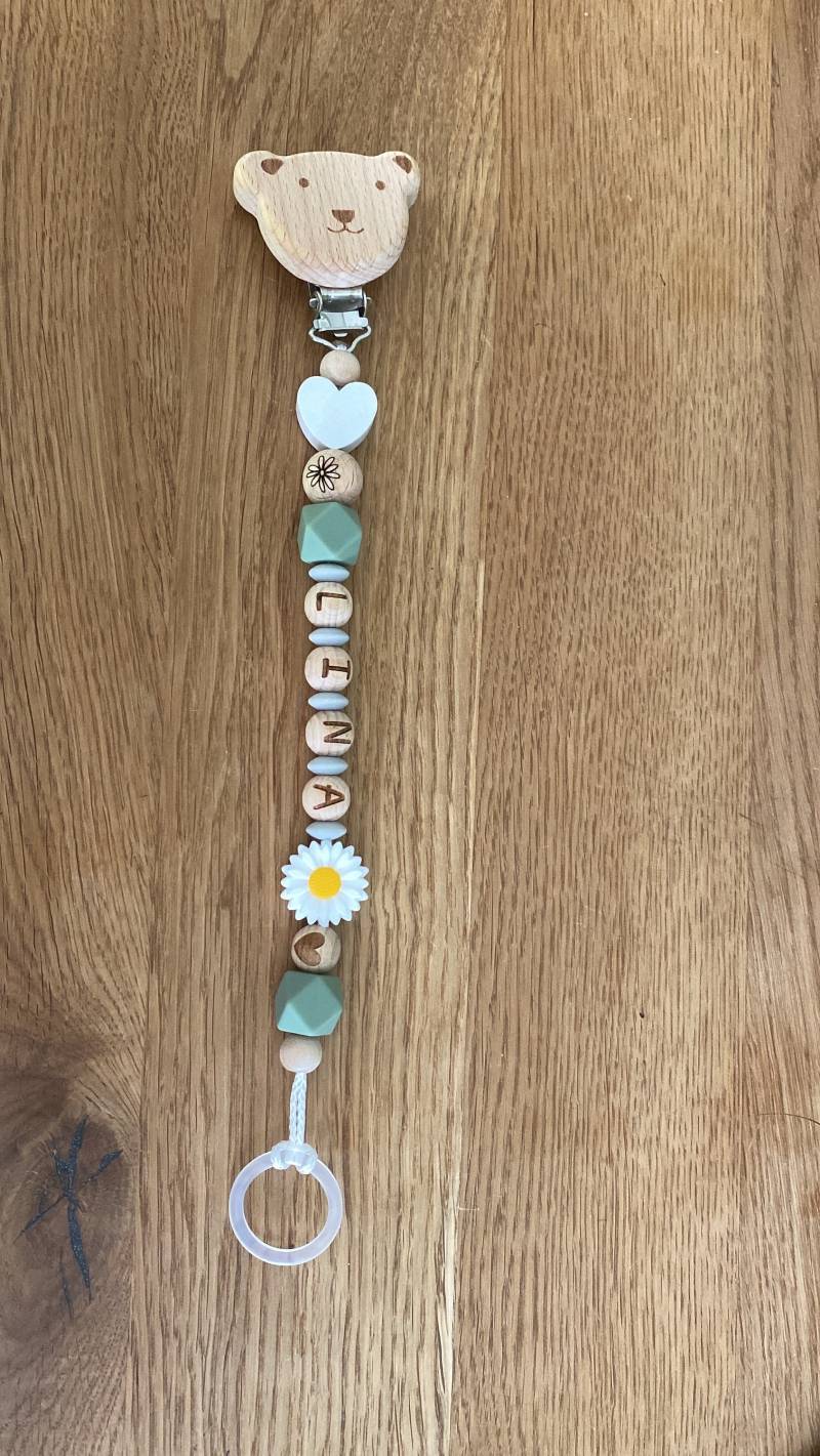 Schnullerkette Personalisiert, Geburtsgeschenk, Babygeschenk von Etsy - mrsjaninaDesign