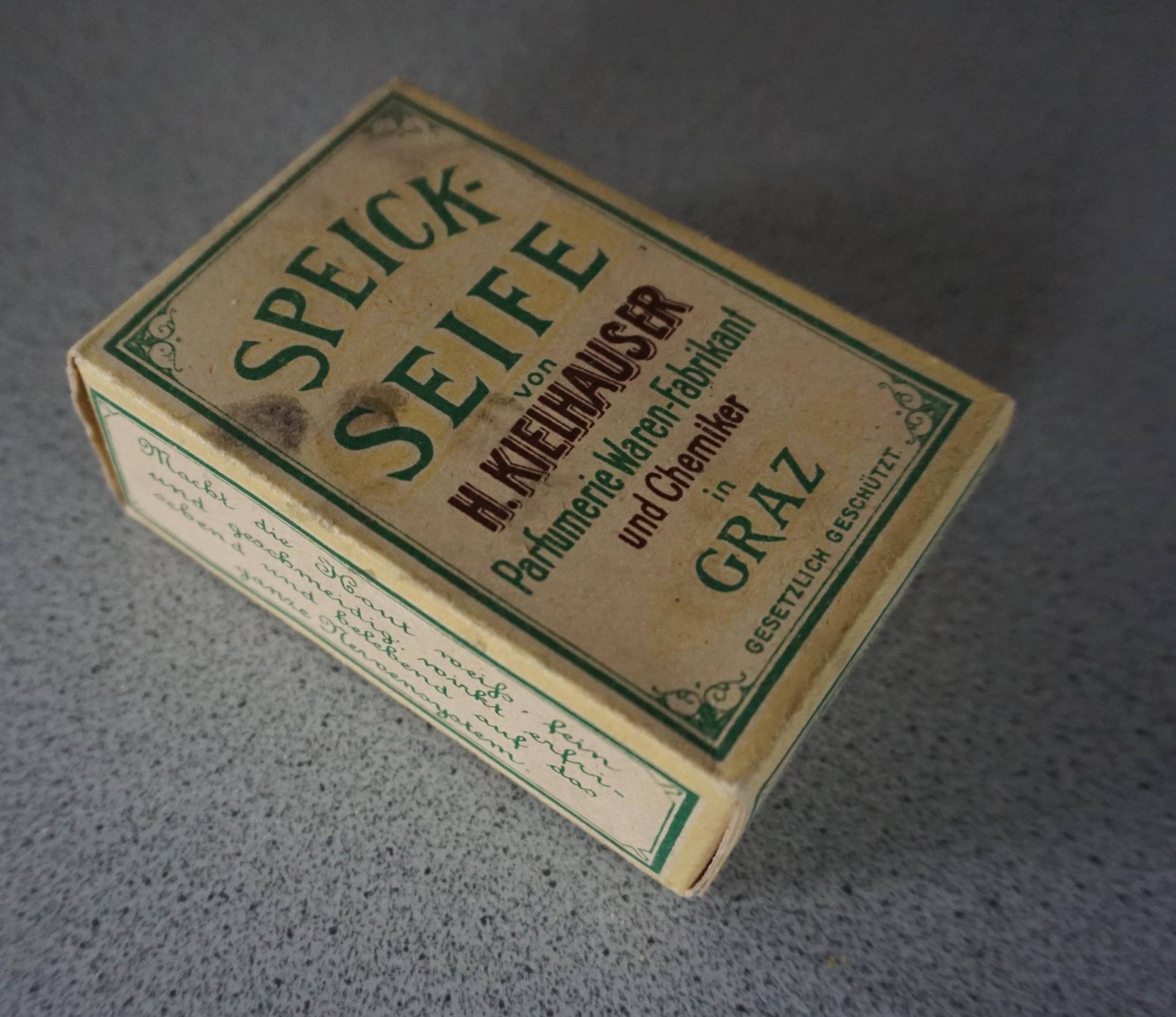 Vintage Original Speick Seife Soap Kielhauser Graz Sammler Um 1935 Rarität Selten | F025-081 Vintage Original Speick Seife Soap Kielhauser Graz Sammler Um 1935 Rarität Selten | F025-081 von Etsy - myDecoWorld24