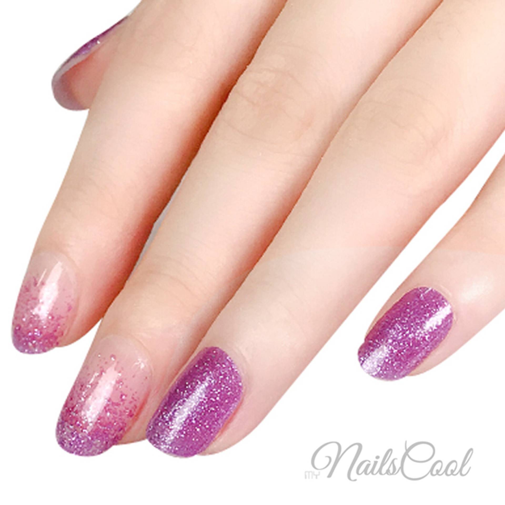 Lavendel Lila Farbe Glitzer Farbverlauf Echte Nagellack Streifen Nailart Wraps Street Art 20 Strips von Etsy - myNailsCool