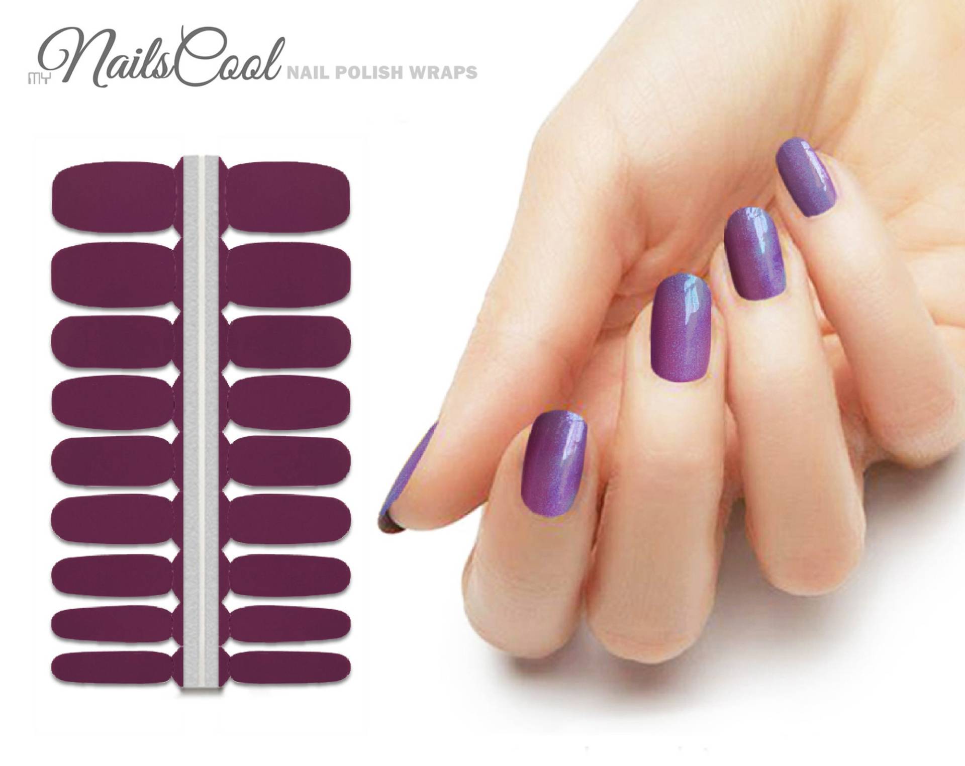Nail Wraps Nagelaufkleber Glänzend Solid Dunkellila Farbe Pflaume Echtnagellack Street Art 18 Streifen Nail Wraps Nagelaufkleber Glänzend Solid Dunkellila Farbe Pflaume Echtnagellack Street Art 18 Streifen von Etsy - myNailsCool