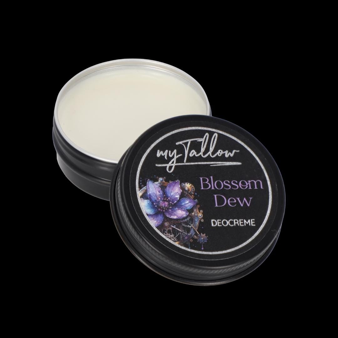 Natürliche Tallow Deocreme "Blossom Dew", Aluminiumfrei Mit Bio-Ölen [Verkaufspreis Eur 11, 50/30 Ml | Grundpreis 38, 33 100 Ml] von Etsy - myTallow