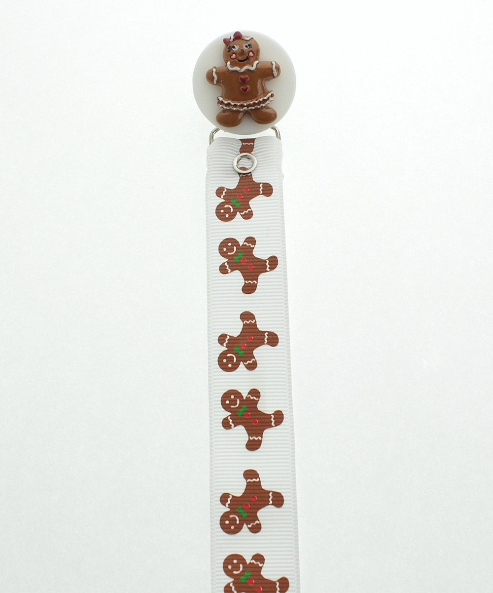 Ingwer Brot Band Schnullerclip | Rhgb von Etsy - mycrystaldream