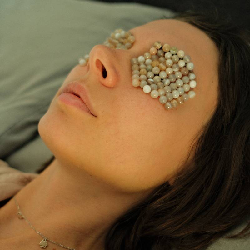 Natürliche Achat Augenklappen | Paar | Nachhaltige Natürliche Augenmaske Augen Entspannung & Meditation Spa Wiederverwendbare Augenabdeckung von Etsy - mycurestore
