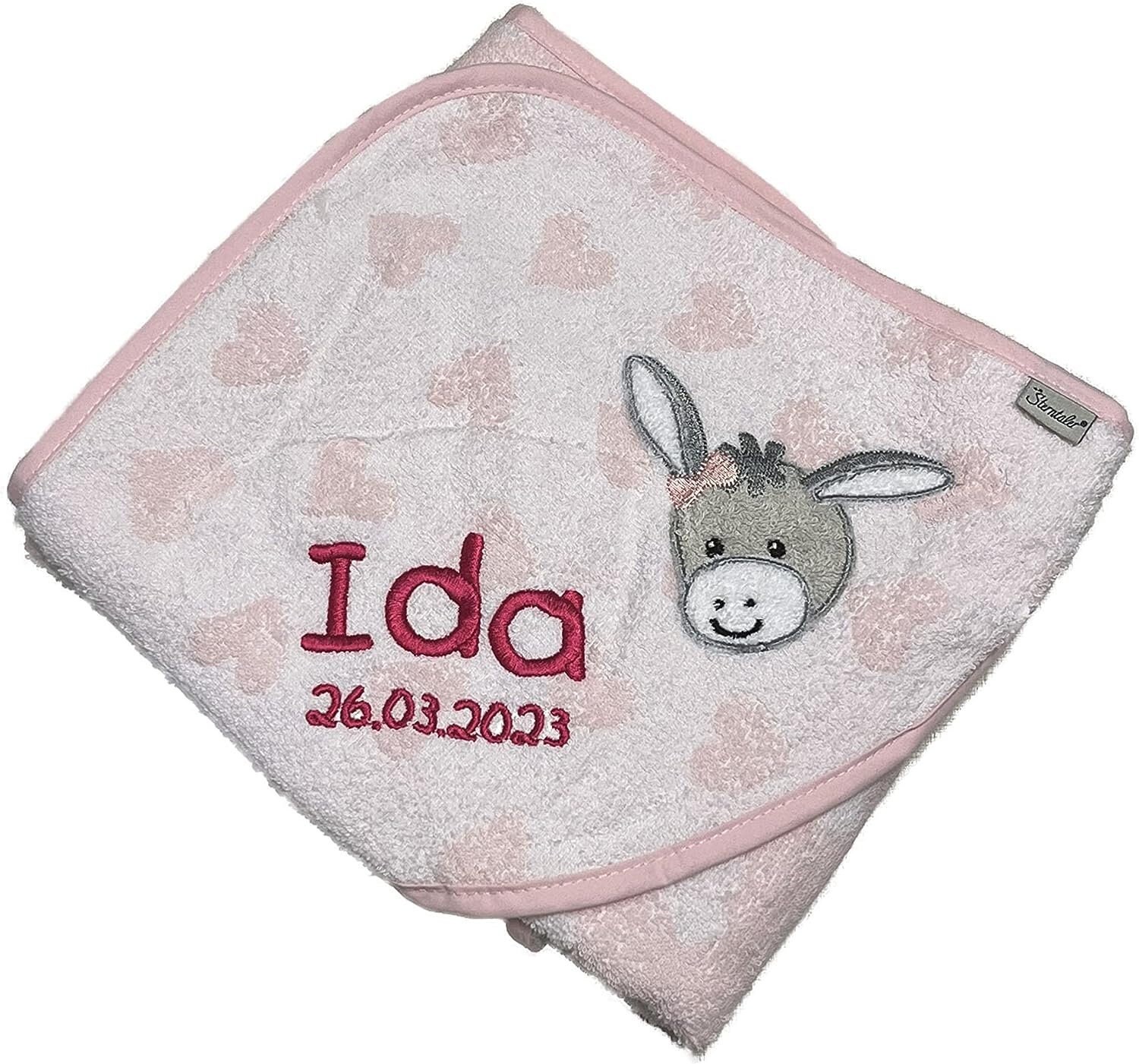 sterntaler Badetuch "Emmi Girl Rosa" 80x80cm Mit Namen-Personalisiertes - Ideales Geschenk Zur Geburt, Taufe, Weihnachten sterntaler Badetuch "Emmi Girl Rosa" 80x80cm Mit Namen-Personalisiertes - Ideales Geschenk Zur Geburt, Taufe, Weihnachten von Etsy - mymosaik