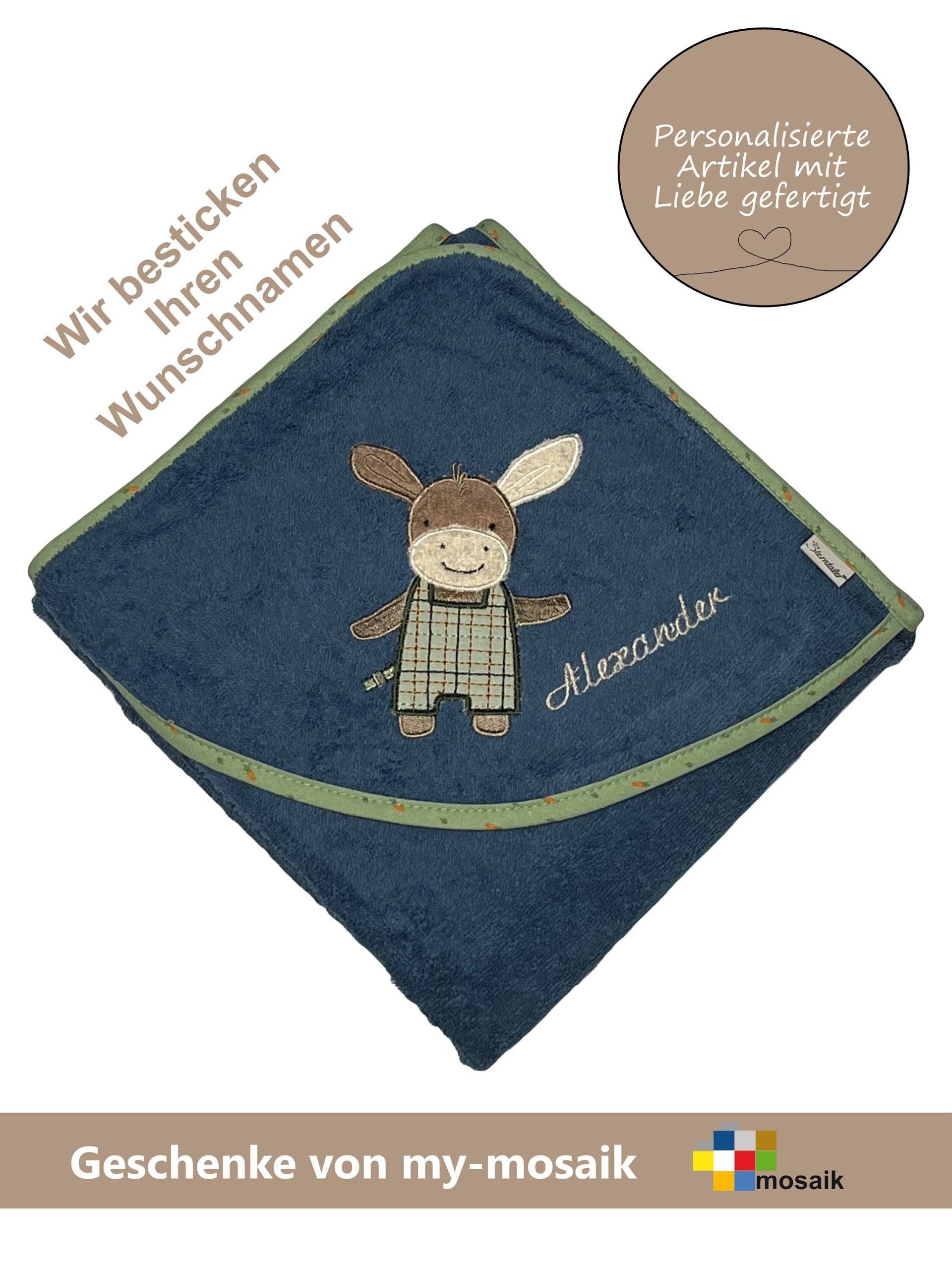 sterntaler Badetuch "Emmilius Blau" 100x100cm Mit Namen Bestickt-Personalisiertes - Ideales Geschenk Zur Geburt, Taufe, Weihnachten sterntaler Badetuch "Emmilius Blau" 100x100cm Mit Namen Bestickt-Personalisiertes - Ideales Geschenk Zur Geburt, Taufe, Weihnachten von Etsy - mymosaik