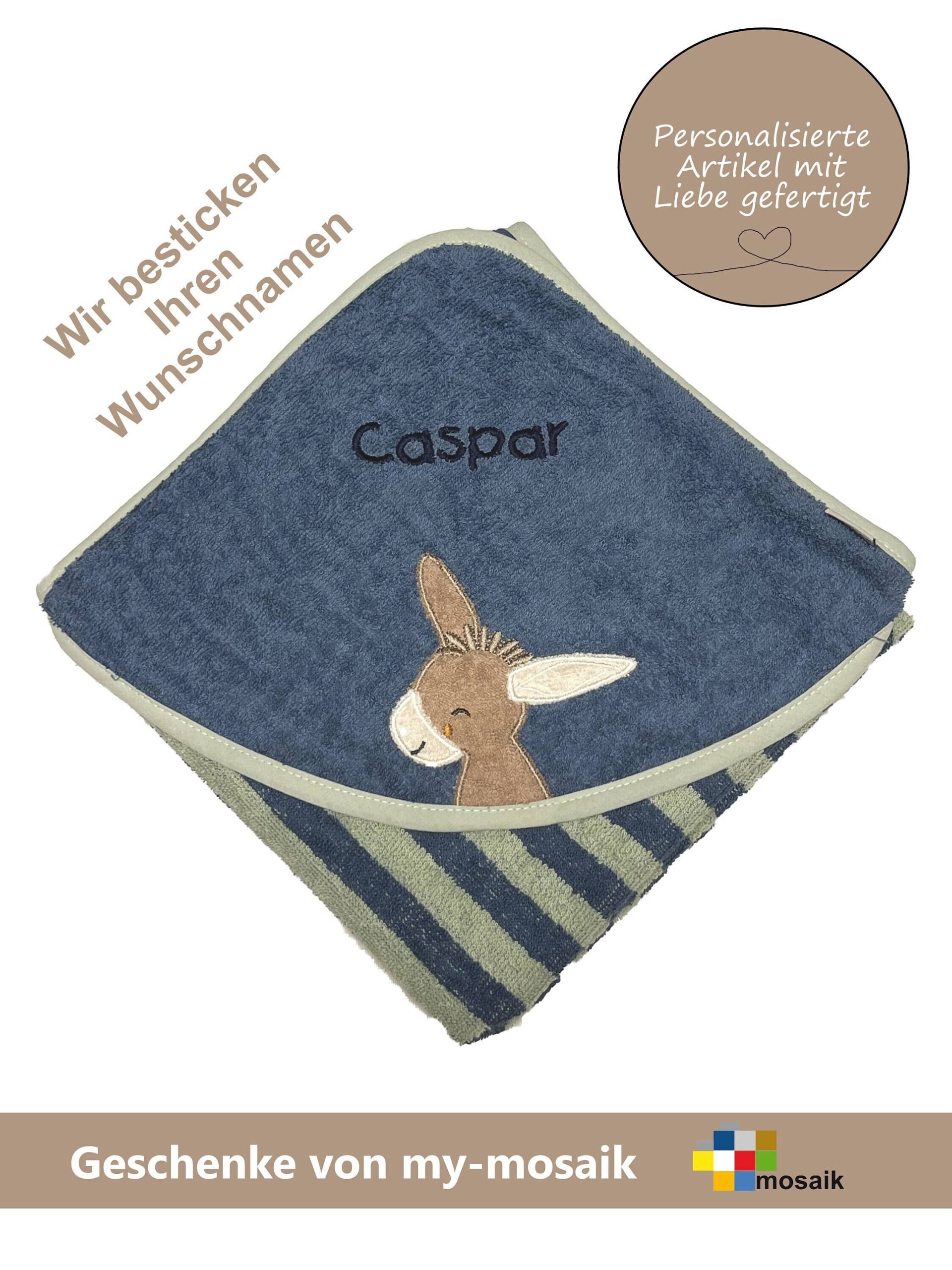 sterntaler Badetuch "Emmilius Blau " 80x80cm Mit Namen-Personalisiertes - Ideales Geschenk Zur Geburt, Taufe, Weihnachten sterntaler Badetuch "Emmilius Blau " 80x80cm Mit Namen-Personalisiertes - Ideales Geschenk Zur Geburt, Taufe, Weihnachten von Etsy - mymosaik