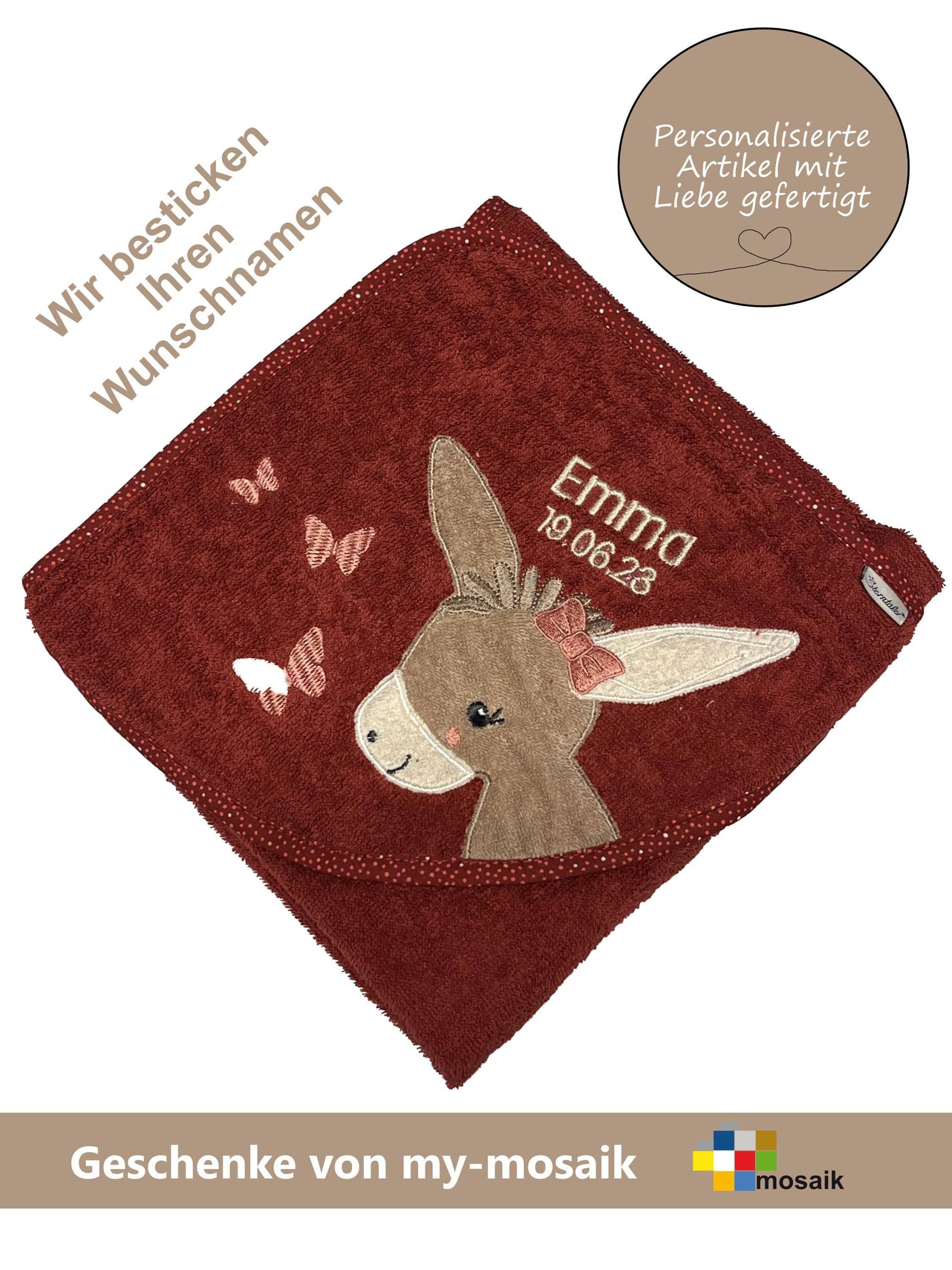 sterntaler Badetuch "Emmily Dunkelrot " 80x80cm Mit Namen-Personalisiertes - Ideales Geschenk Zur Geburt, Taufe, Weihnachten sterntaler Badetuch "Emmily Dunkelrot " 80x80cm Mit Namen-Personalisiertes - Ideales Geschenk Zur Geburt, Taufe, Weihnachten von Etsy - mymosaik