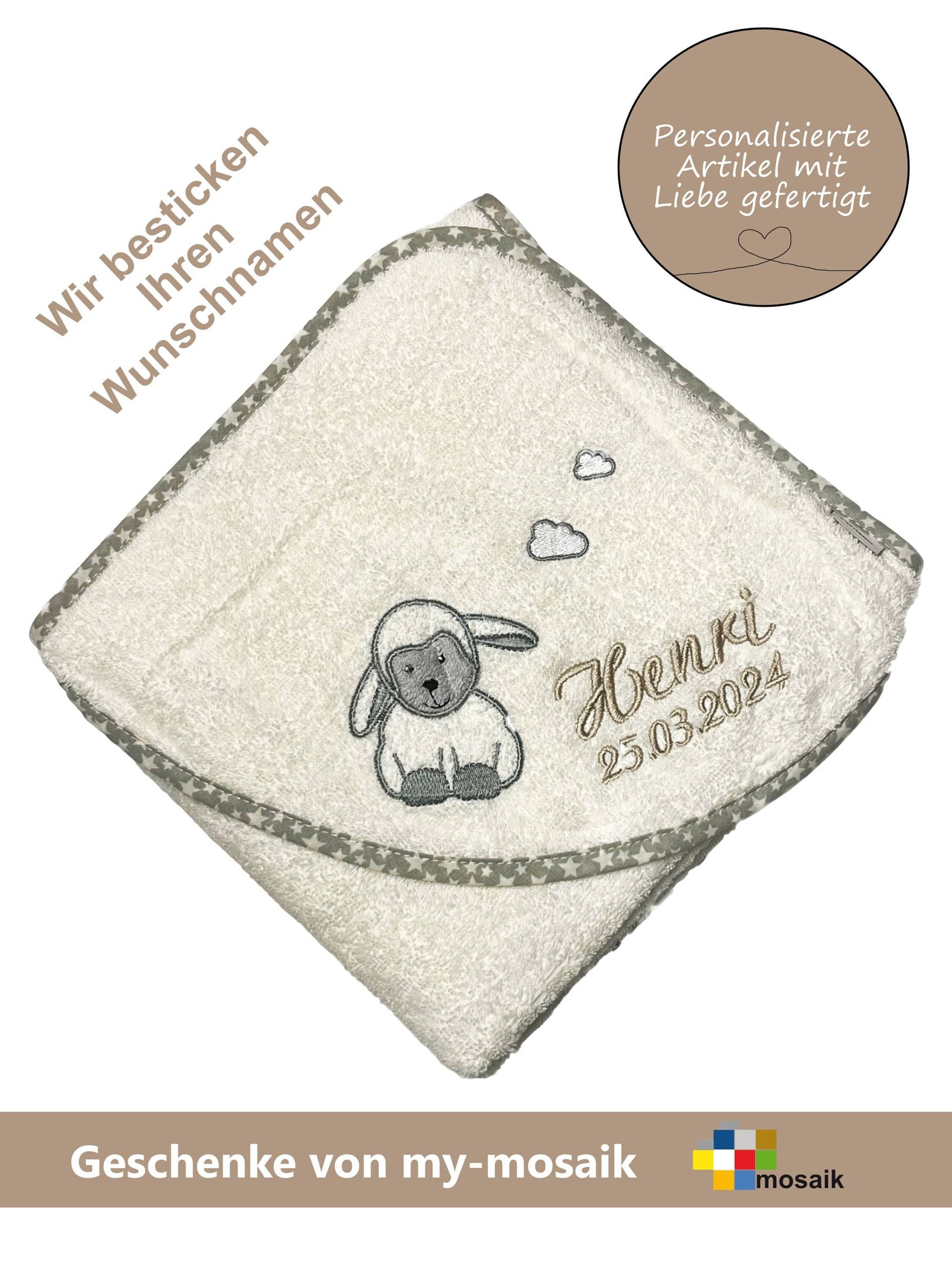 sterntaler Badetuch "stanley Ecru" 80x80cm Mit Namen-Personalisiertes - Ideales Geschenk Zur Geburt, Taufe, Weihnachten sterntaler Badetuch "stanley Ecru" 80x80cm Mit Namen-Personalisiertes - Ideales Geschenk Zur Geburt, Taufe, Weihnachten von Etsy - mymosaik