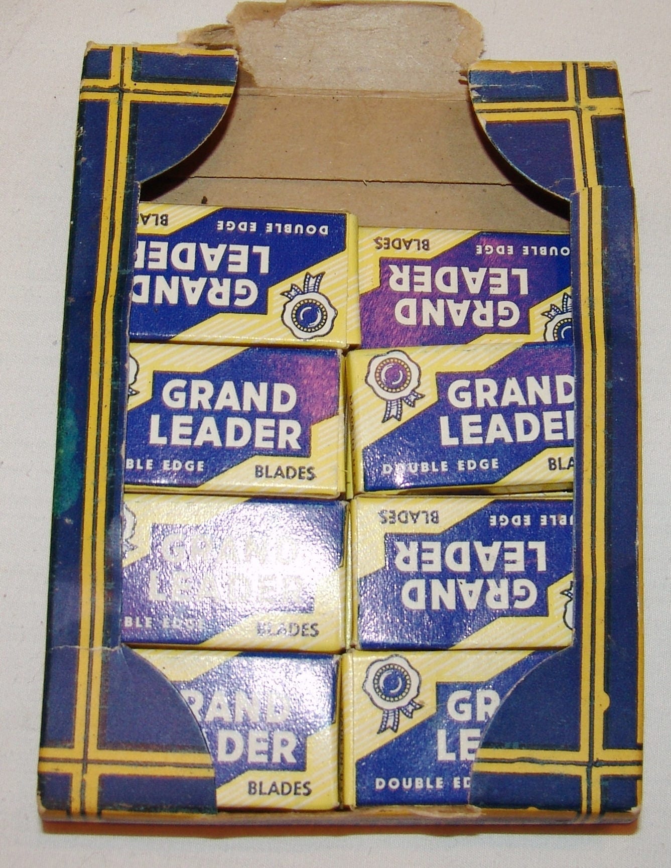 Große Führer-Double Edge Rasierklingen W/Original Box Vtg Friseur Alte Restposten von Etsy - myrustygold